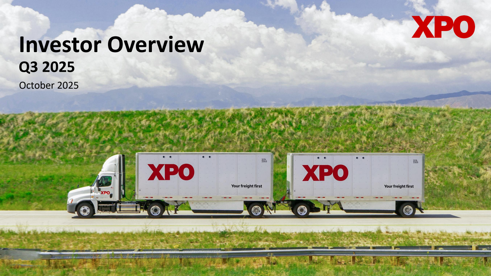 XPO's Q3 2025 Slide Deck