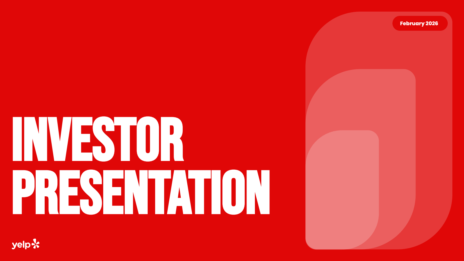 Yelp's Q4 2025 Slide Deck