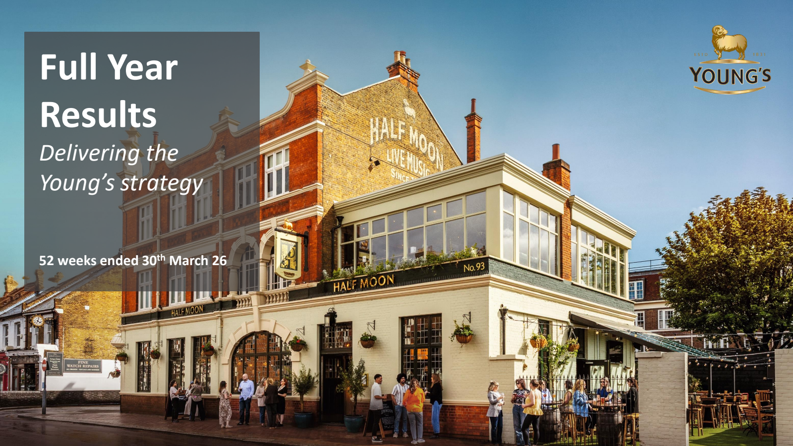 Young & Co.'s Brewery, P.L.C.'s H2 2026 Slide Deck