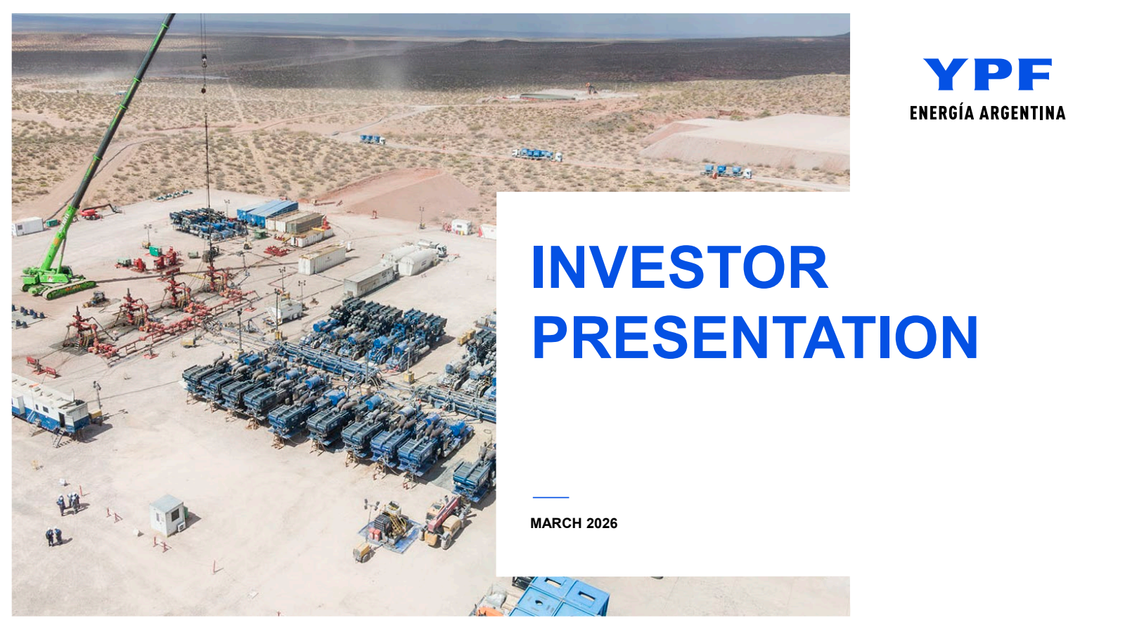 YPF Sociedad Anónima's Q4 2025 Slide Deck