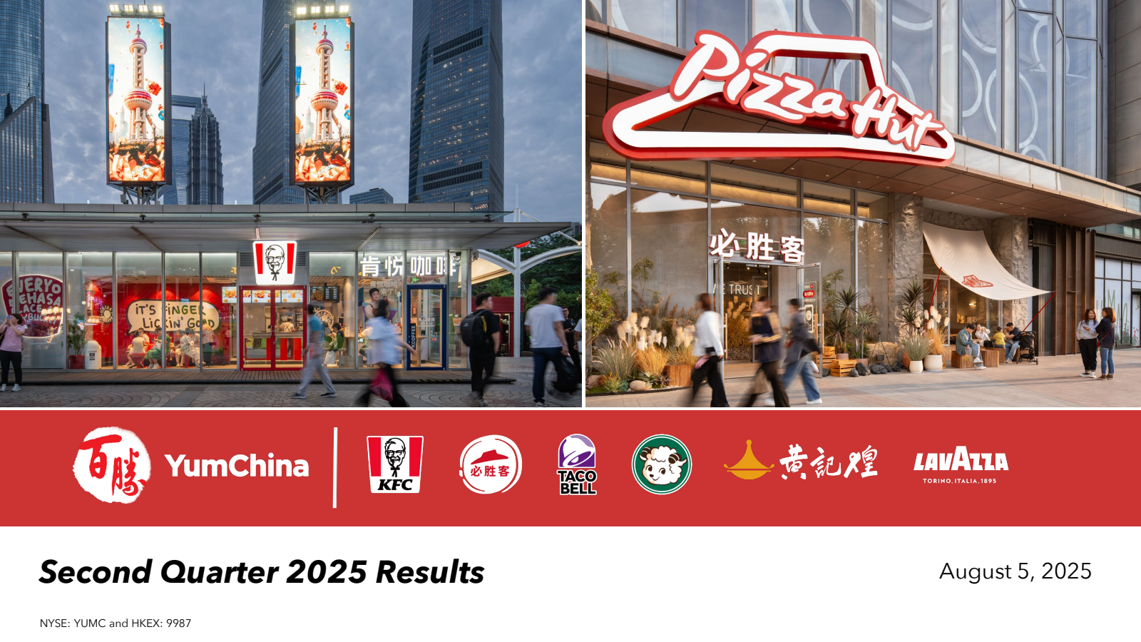 Yum China's Q2 2025 Slide Deck