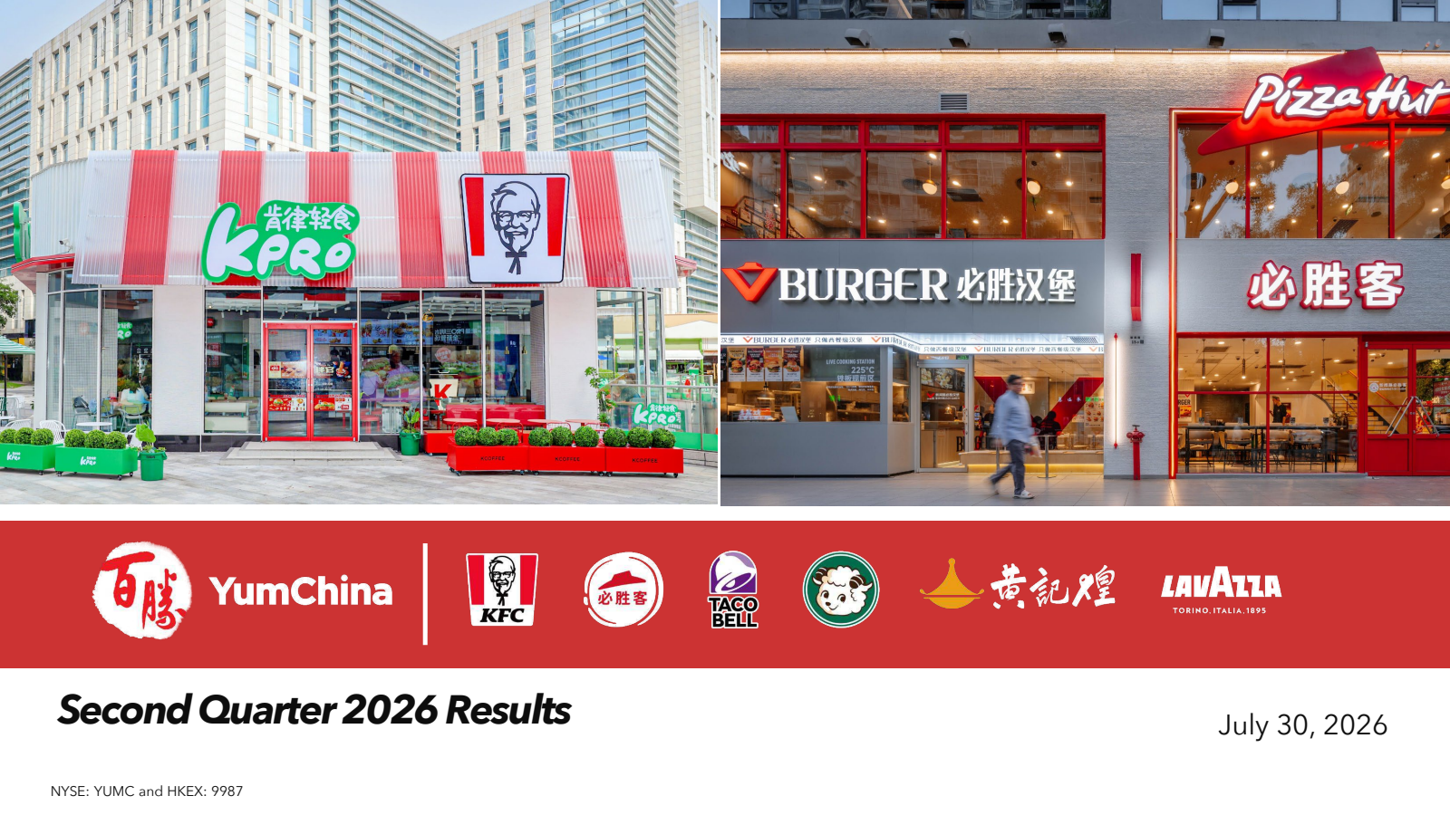 Yum China's Q2 2026 Slide Deck