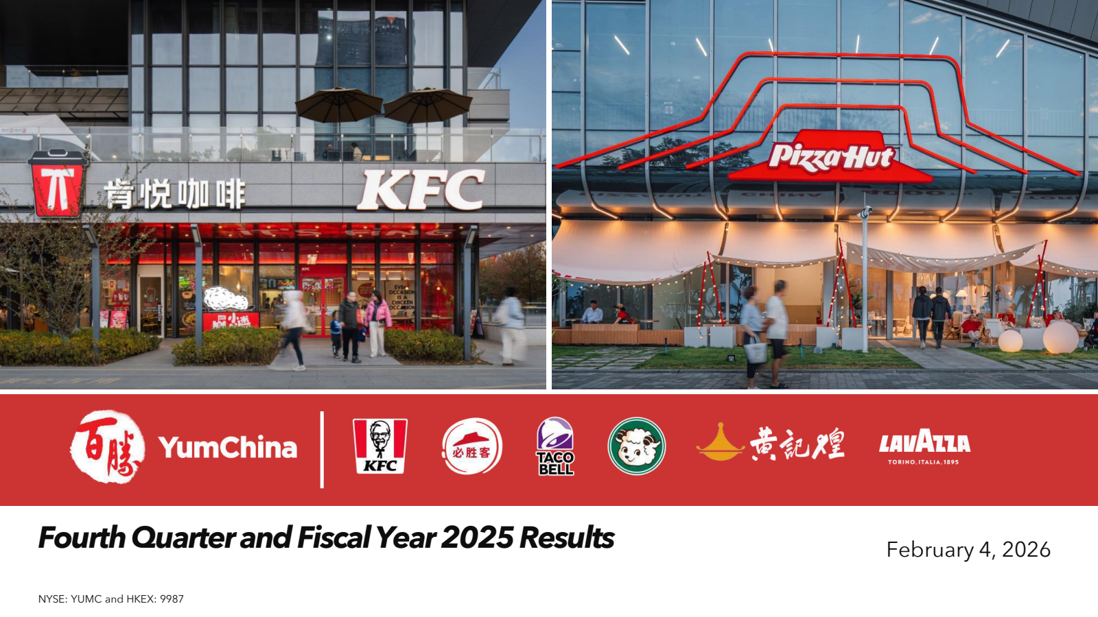 Yum China's Q4 2025 Slide Deck