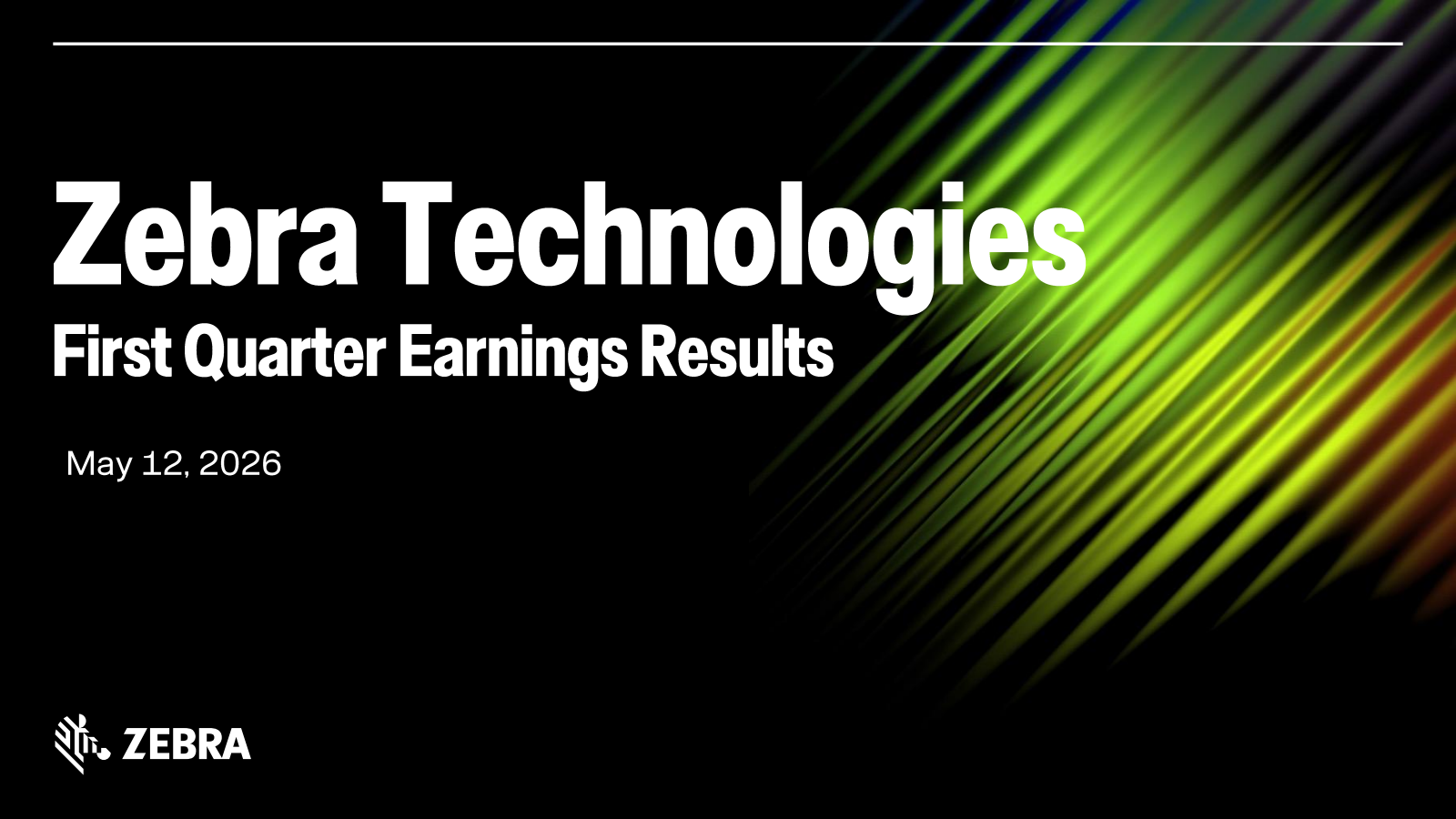 Zebra Technologies' Q1 2026 Slide Deck