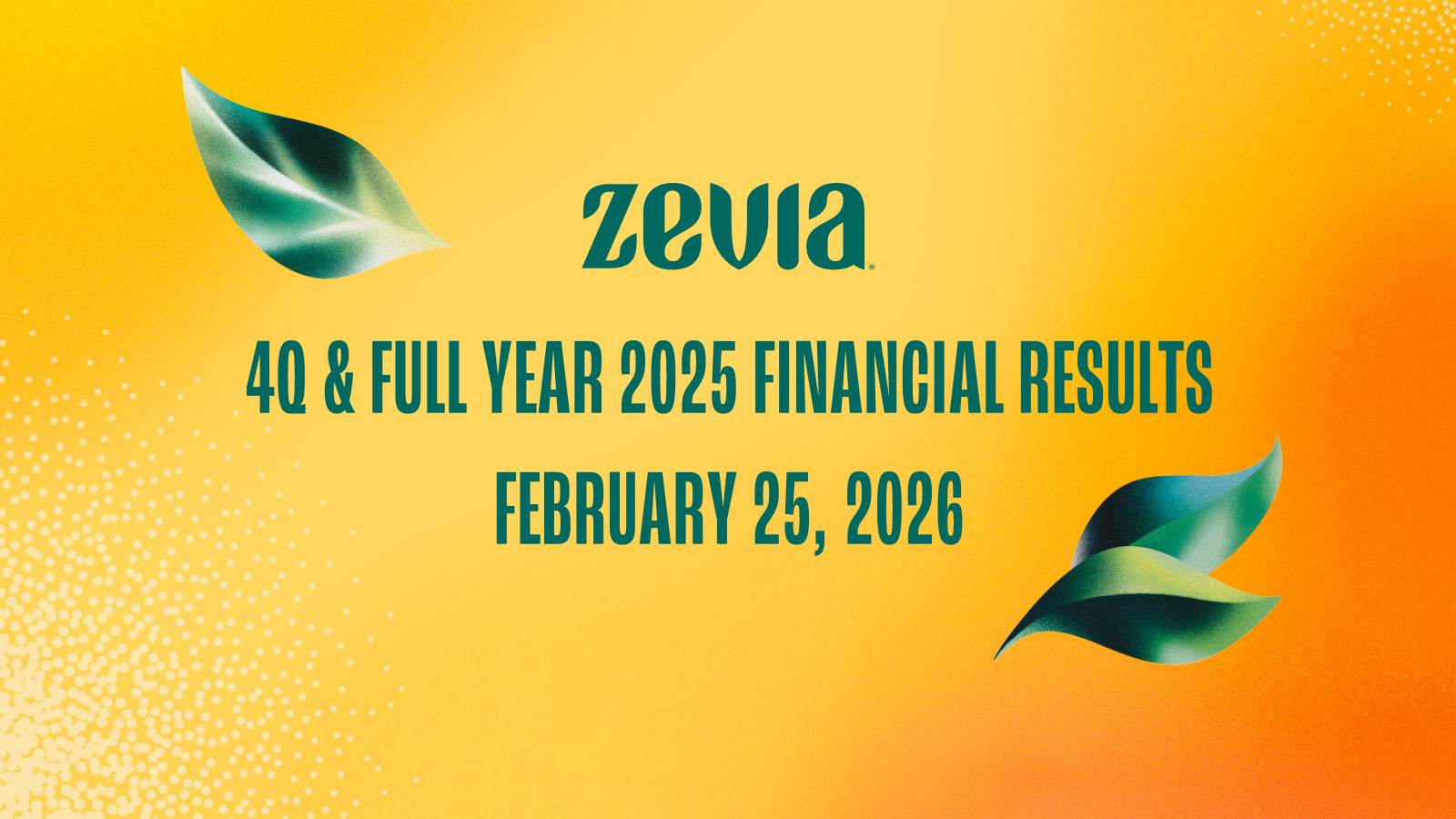 Zevia PBC's Q4 2025 Slide Deck