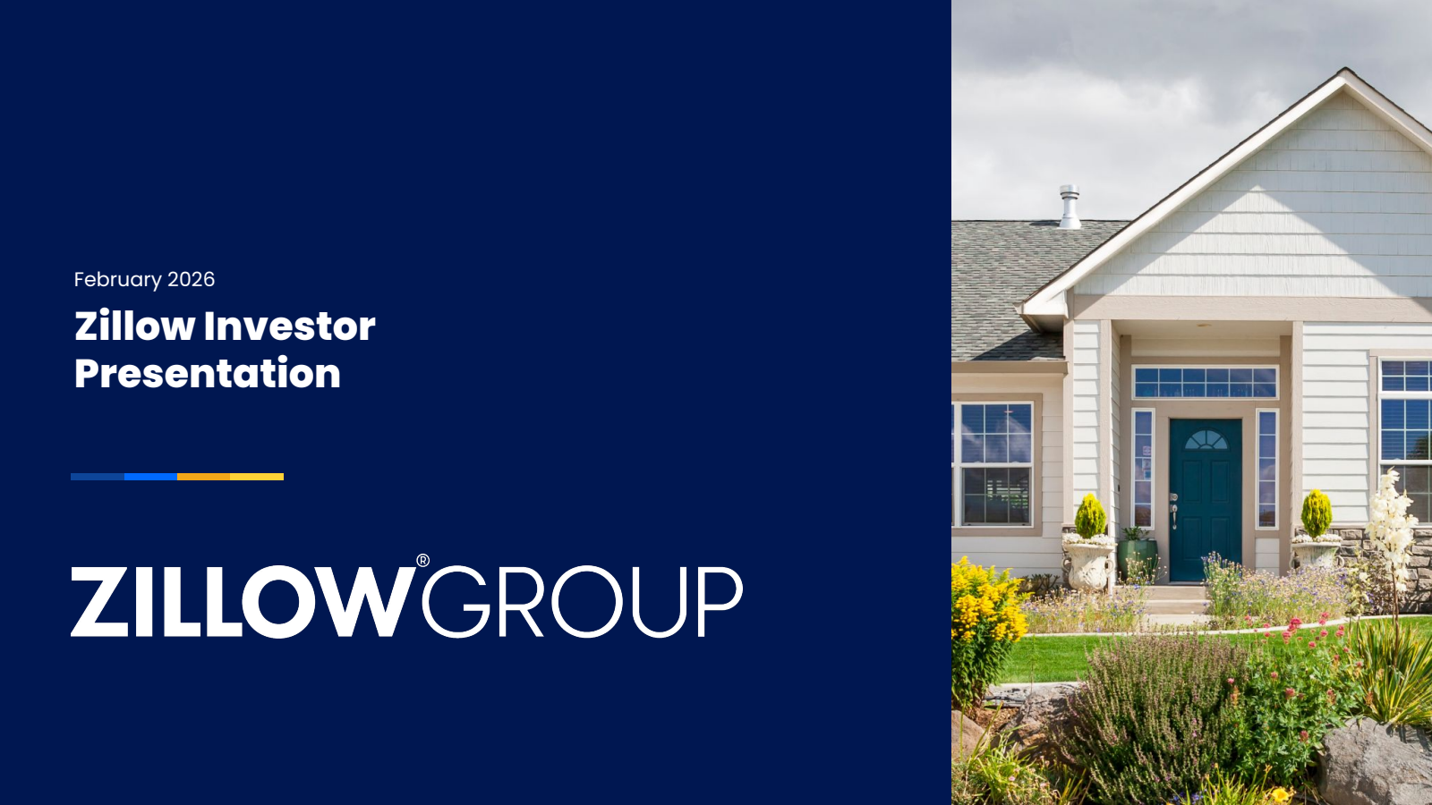 Zillow Group's Q4 2025 Slide Deck
