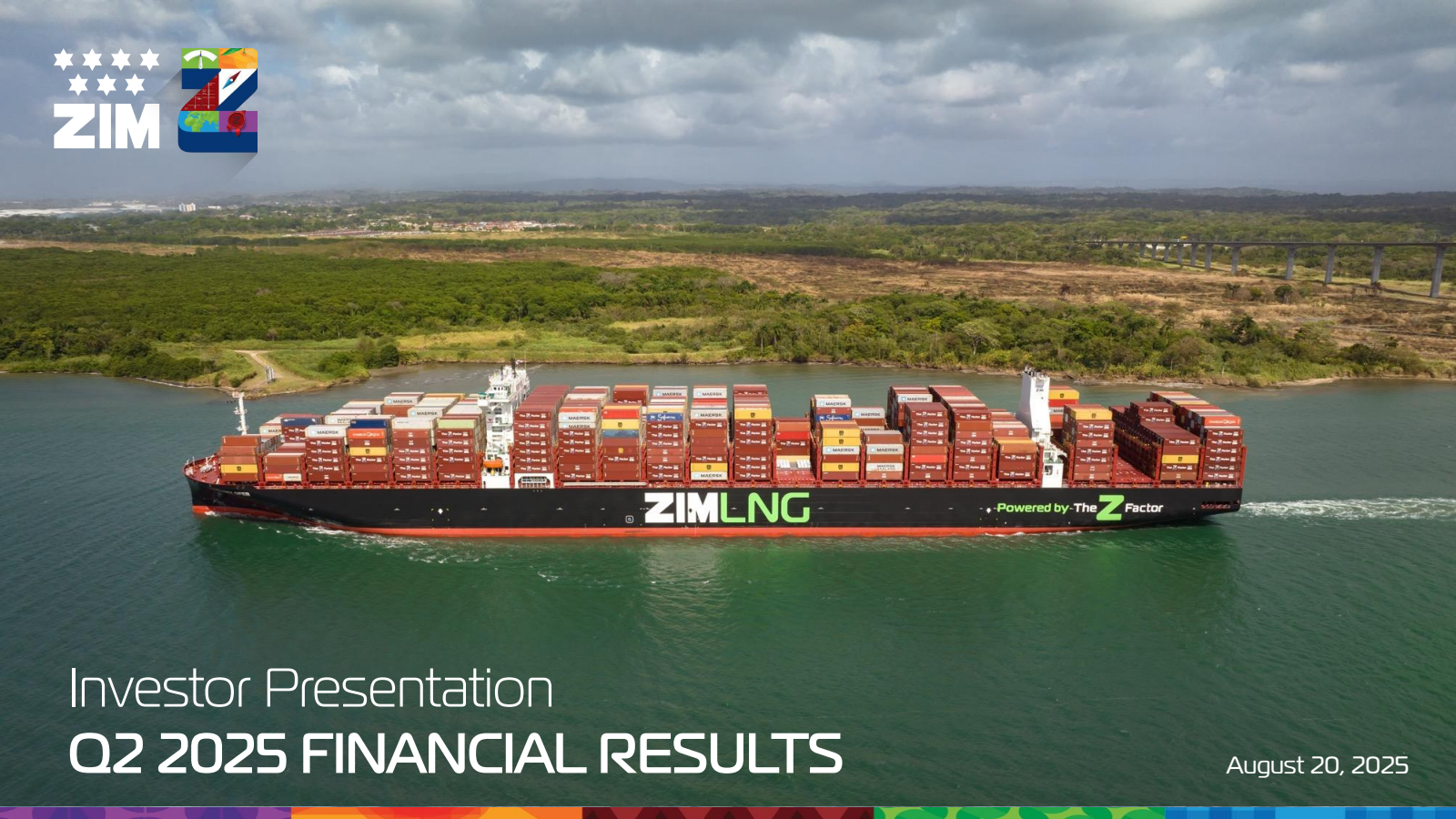 ZIM Integrated Shipping Services' Q2 2025 Slide Deck