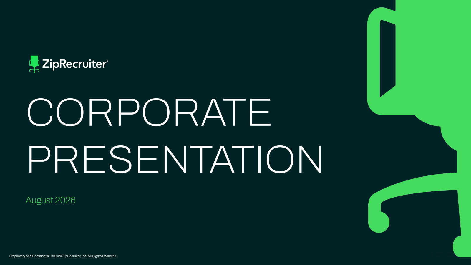 ZipRecruiter's Q2 2026 Slide Deck