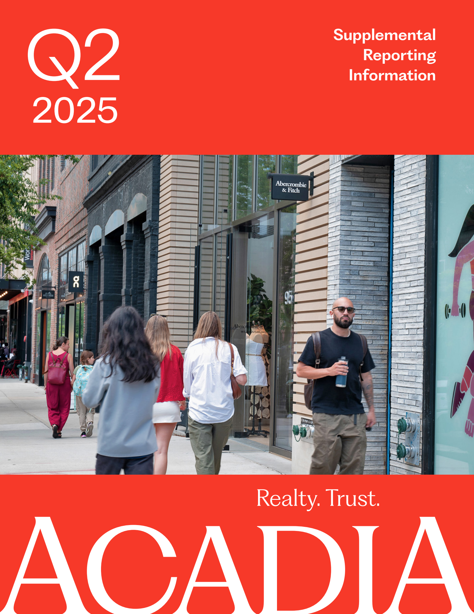 Acadia Realty Trust's Q2 2025 Press Release