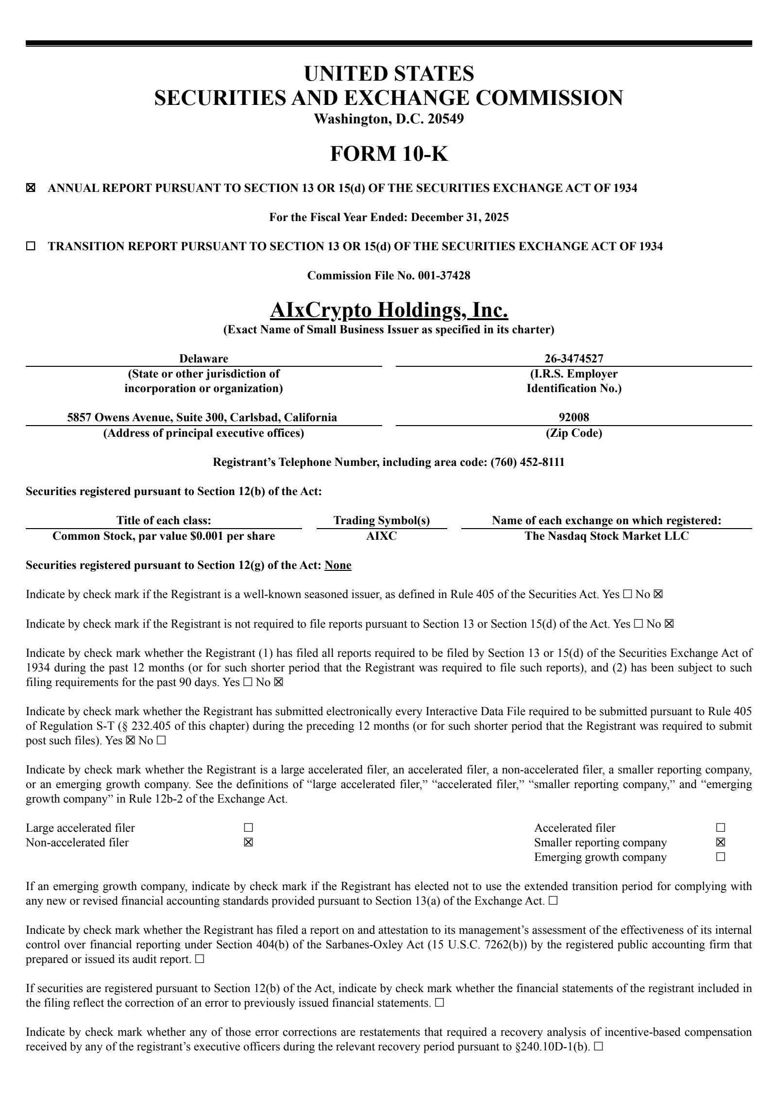 Qualigen Therapeutics' Q4 2025 Annual report