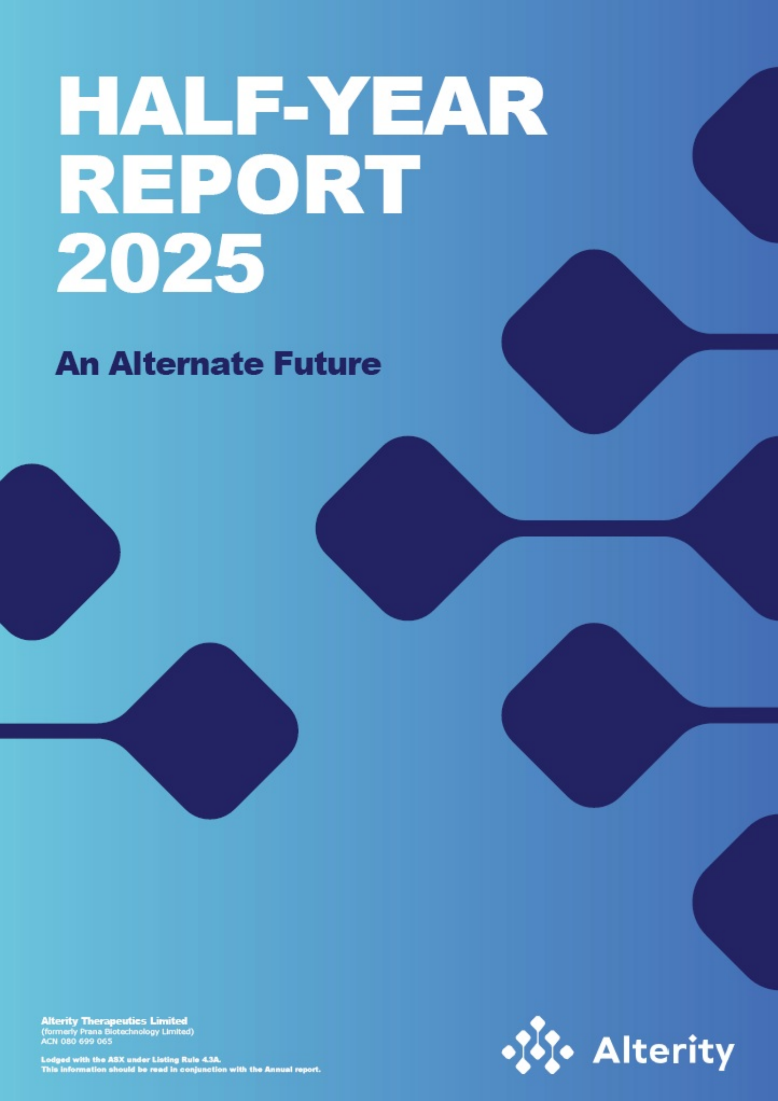 Alterity Therapeutics' H1 2026 Interim report