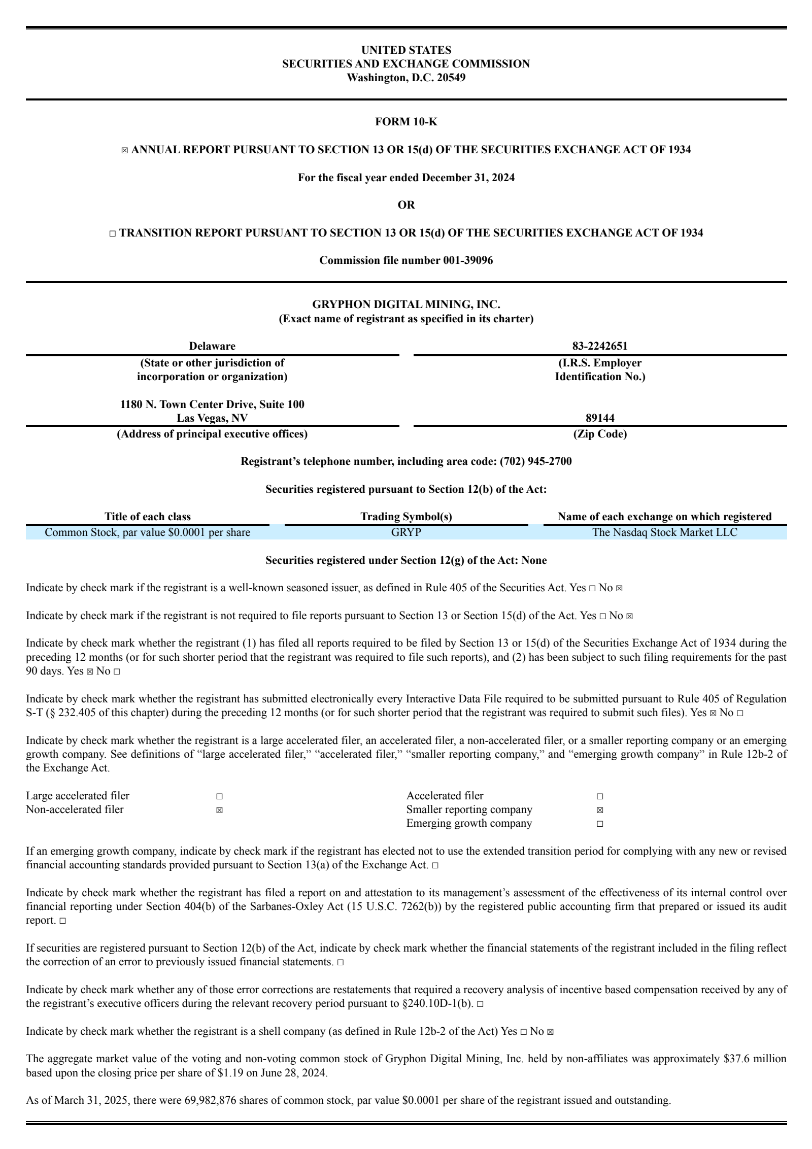 American Bitcoin's Q4 2024 Annual report