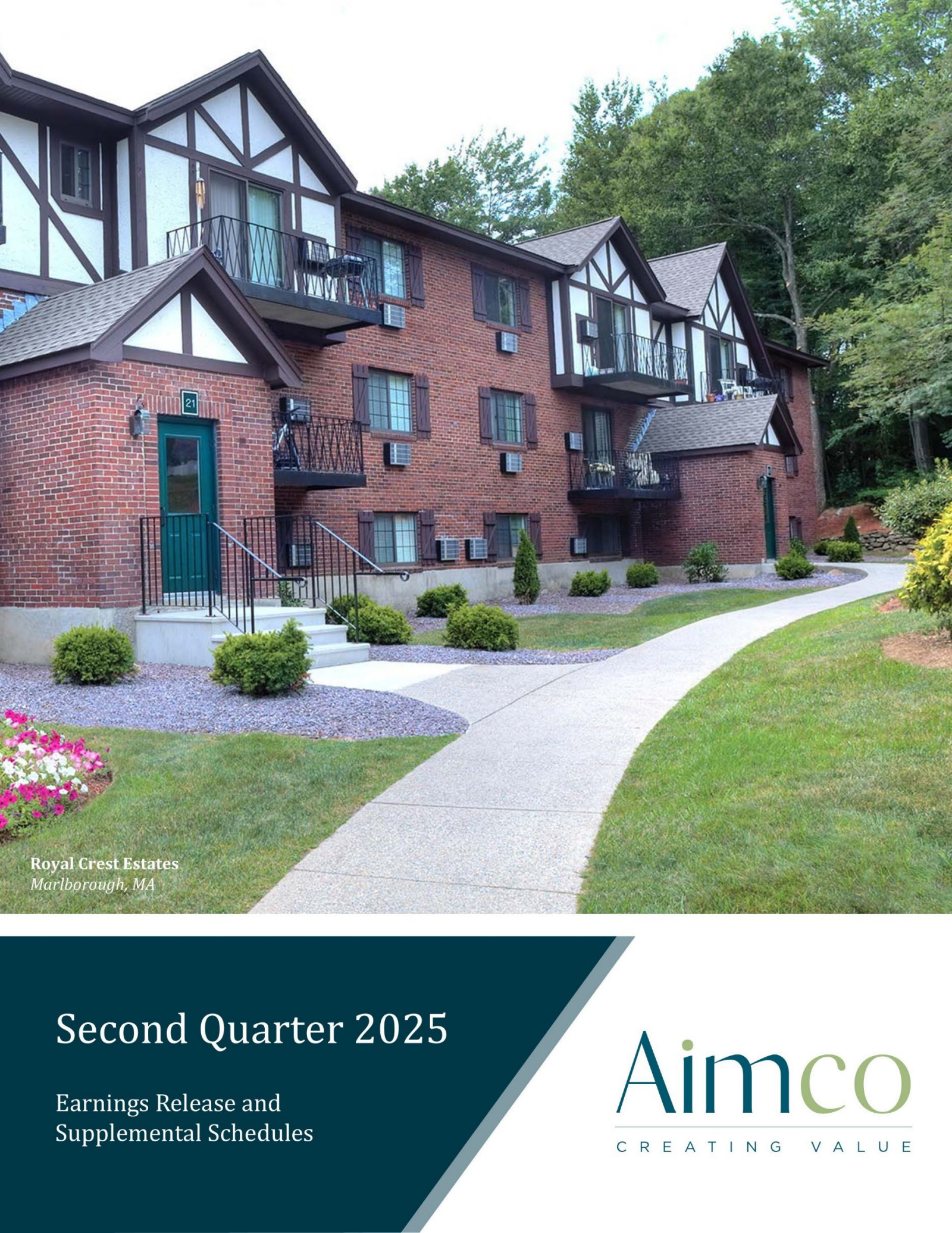 Apartment Investment and Management's Q2 2025 Press Release