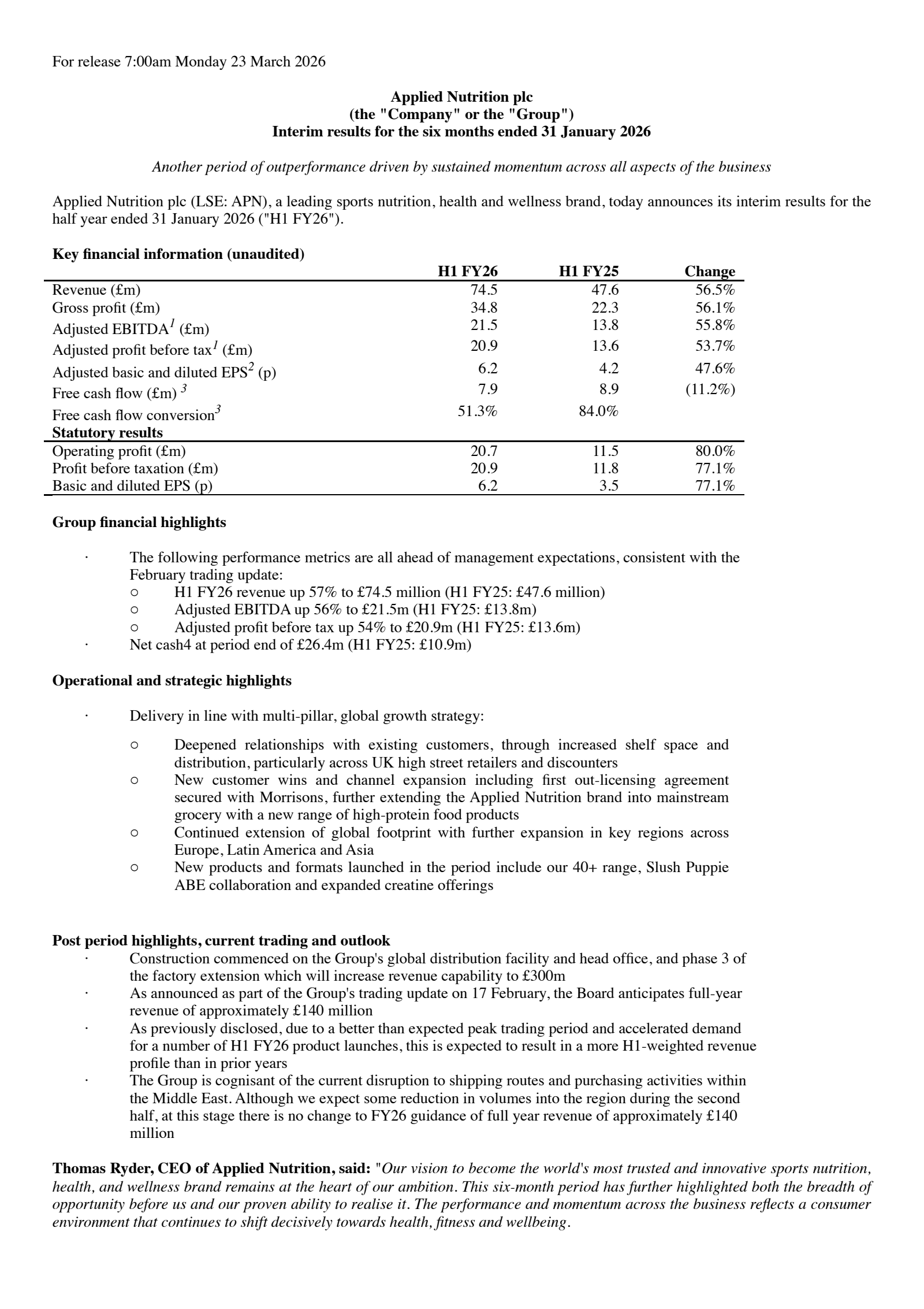 APN Resources' H1 2026 Interim report