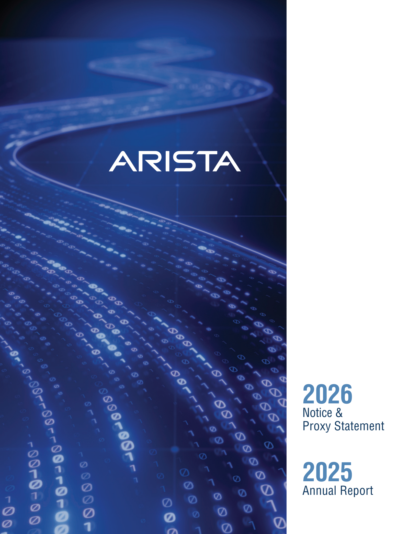 Arista Networks' Q4 2025 Annual report