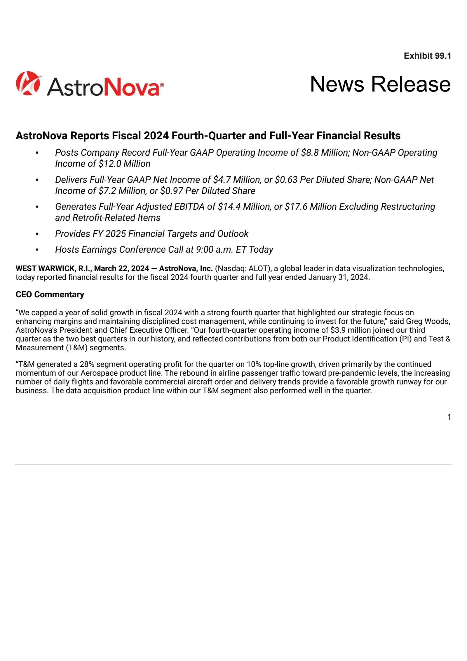 Brookline Bancorp's Q4 2024 Press Release