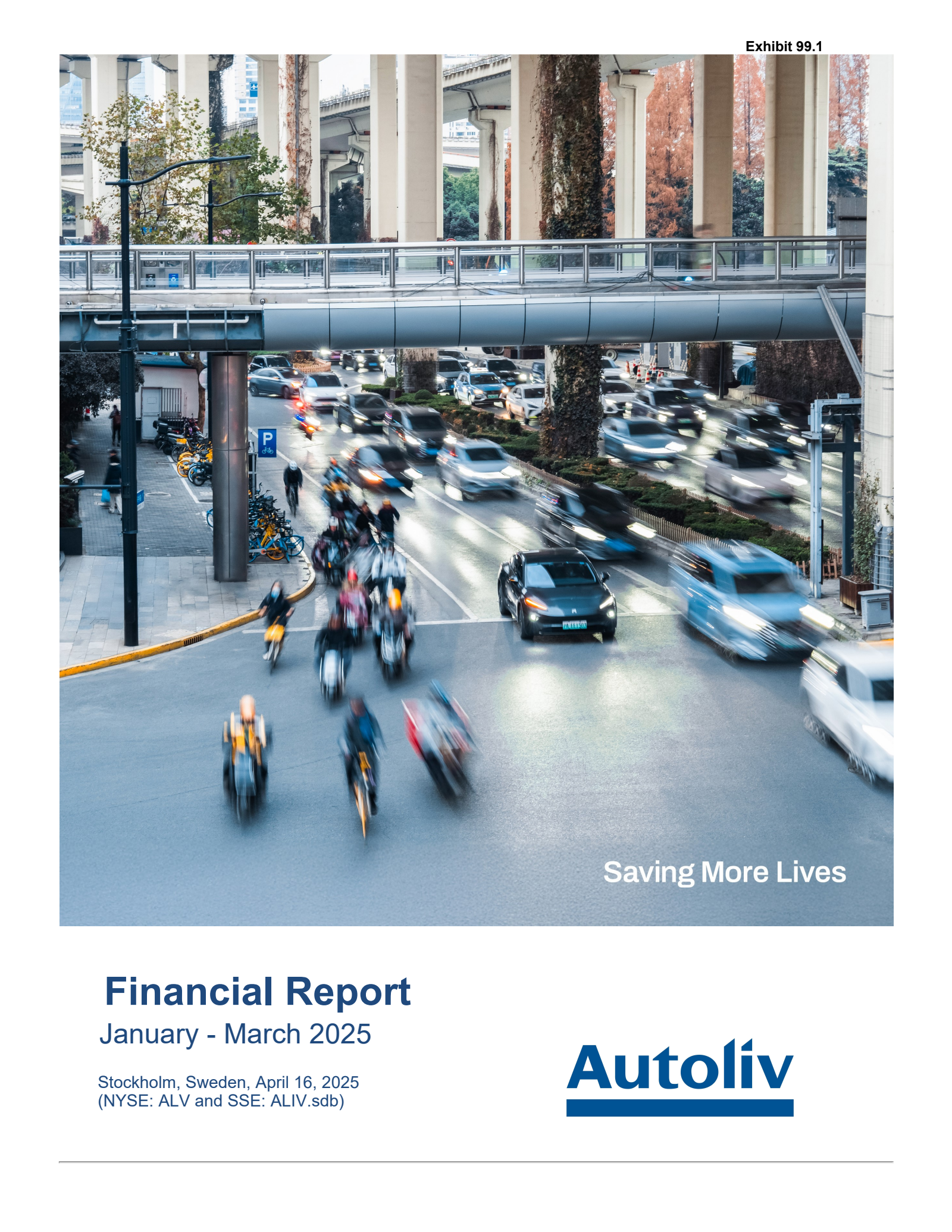 Autoliv's Q1 2025 Earnings Release