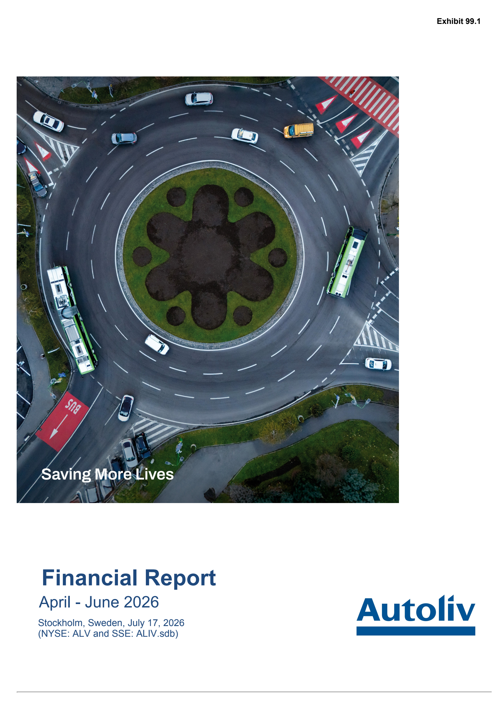Autoliv's Q2 2026 Press Release