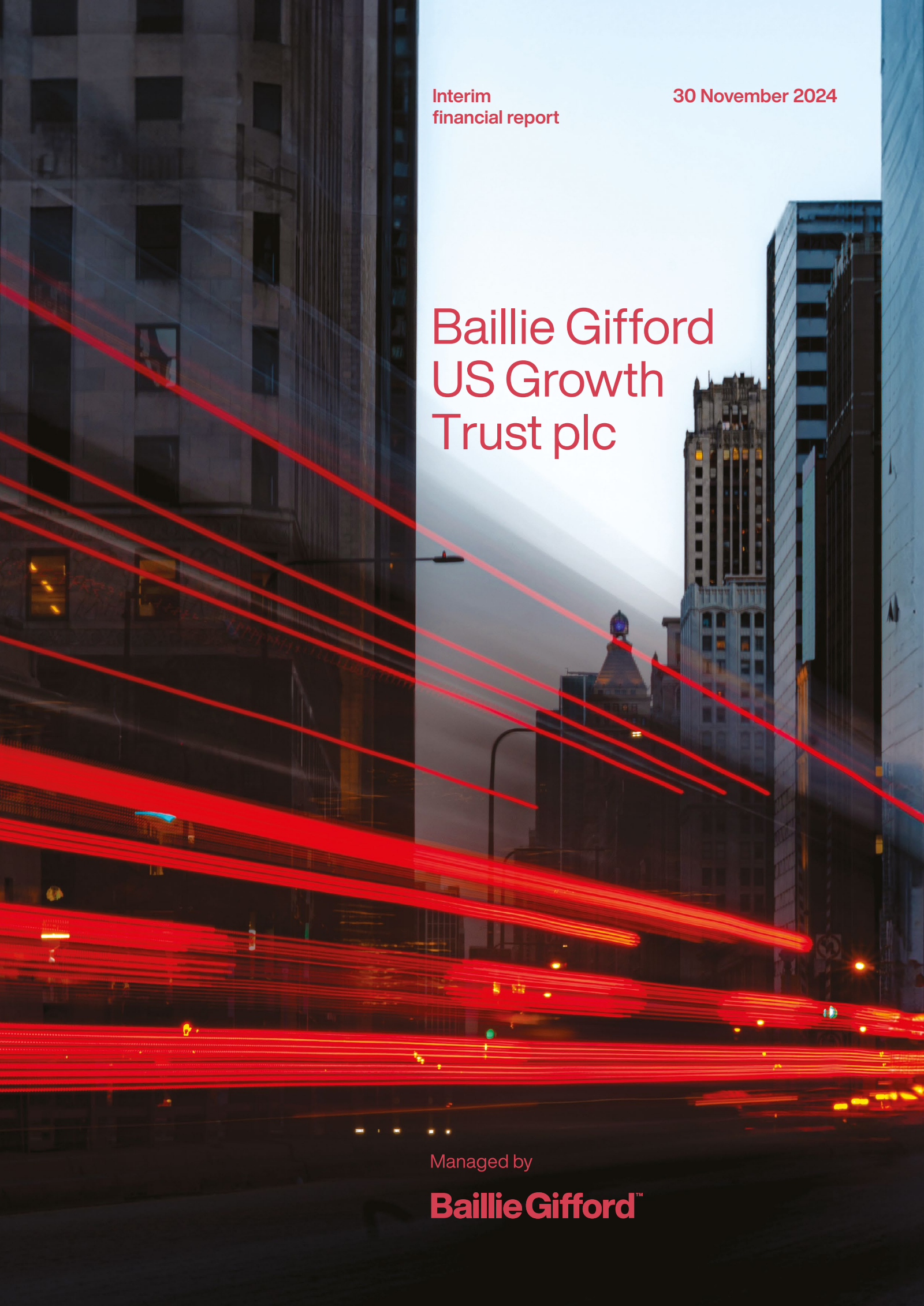 Baillie Gifford US Growth's H1 2025 Interim report