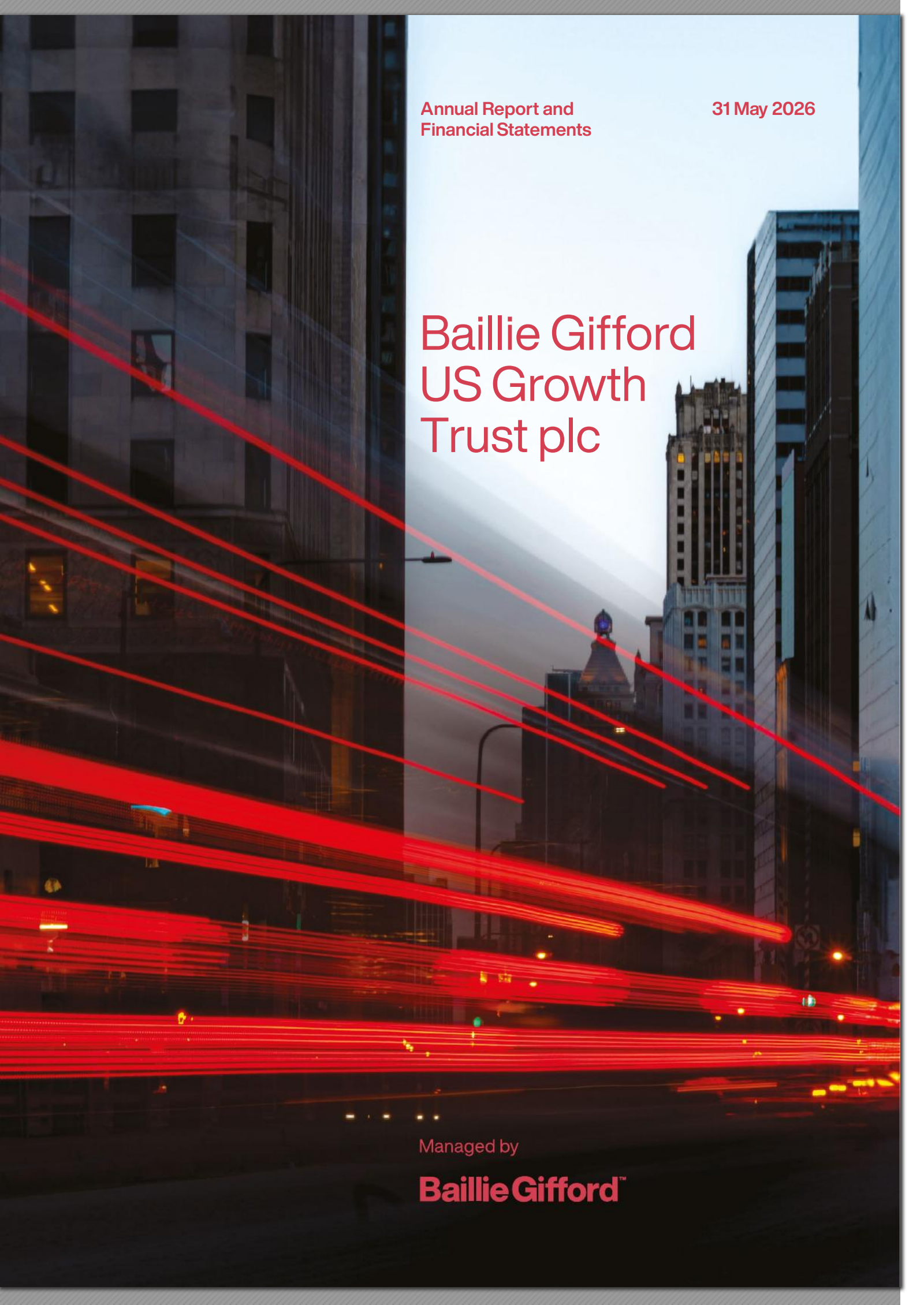 Baillie Gifford US Growth's H2 2026 Annual report