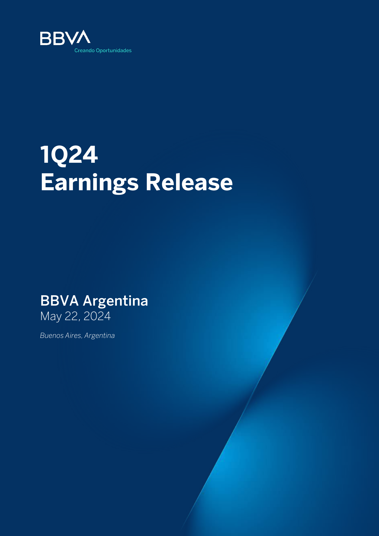 BBVA Banco Frances' Q1 2024 Earnings Release