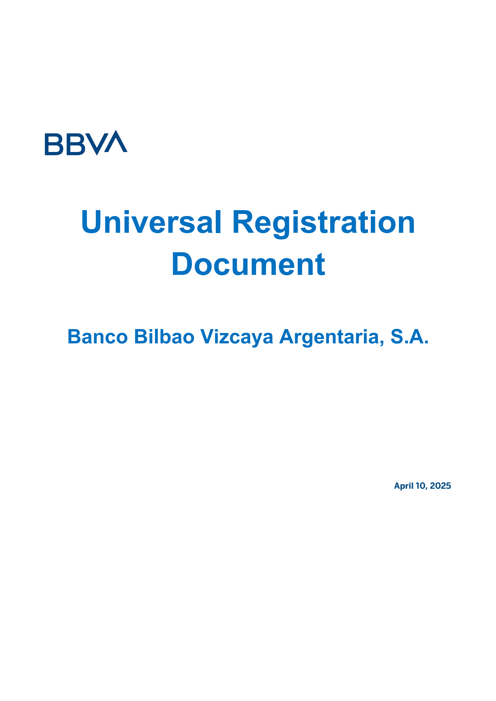 Banco Bilbao Viscaya Argentaria's Q4 2024 Annual Report