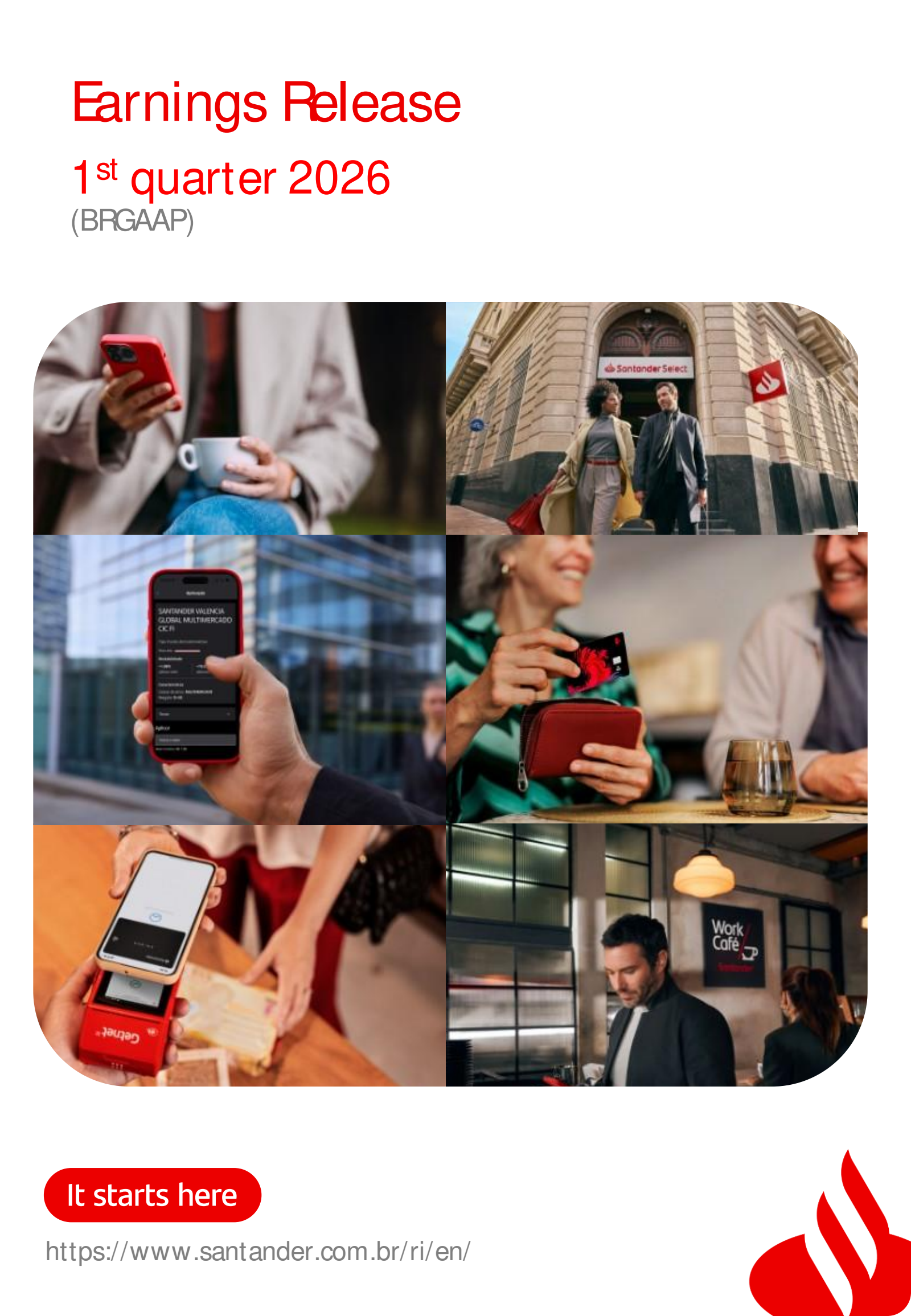 Banco Santander Brasil's Q1 2026 Press Release