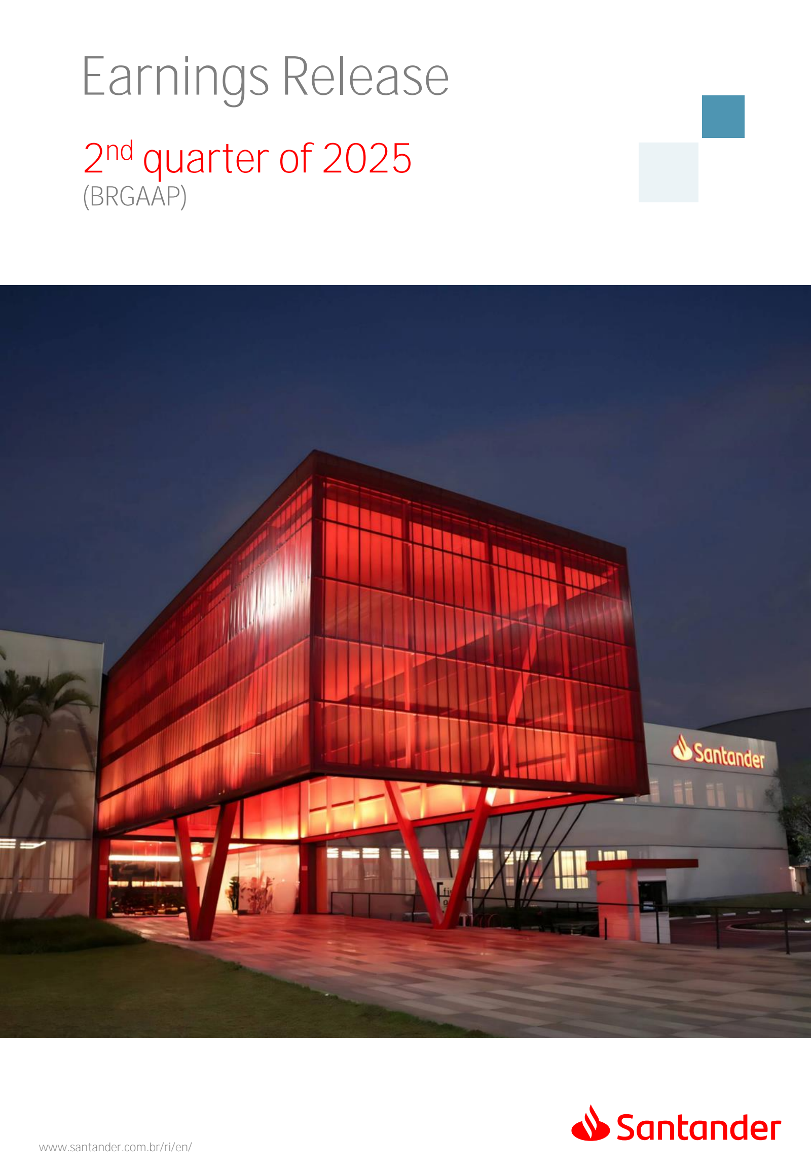 Banco Santander Brasil's Q2 2025 Press Release