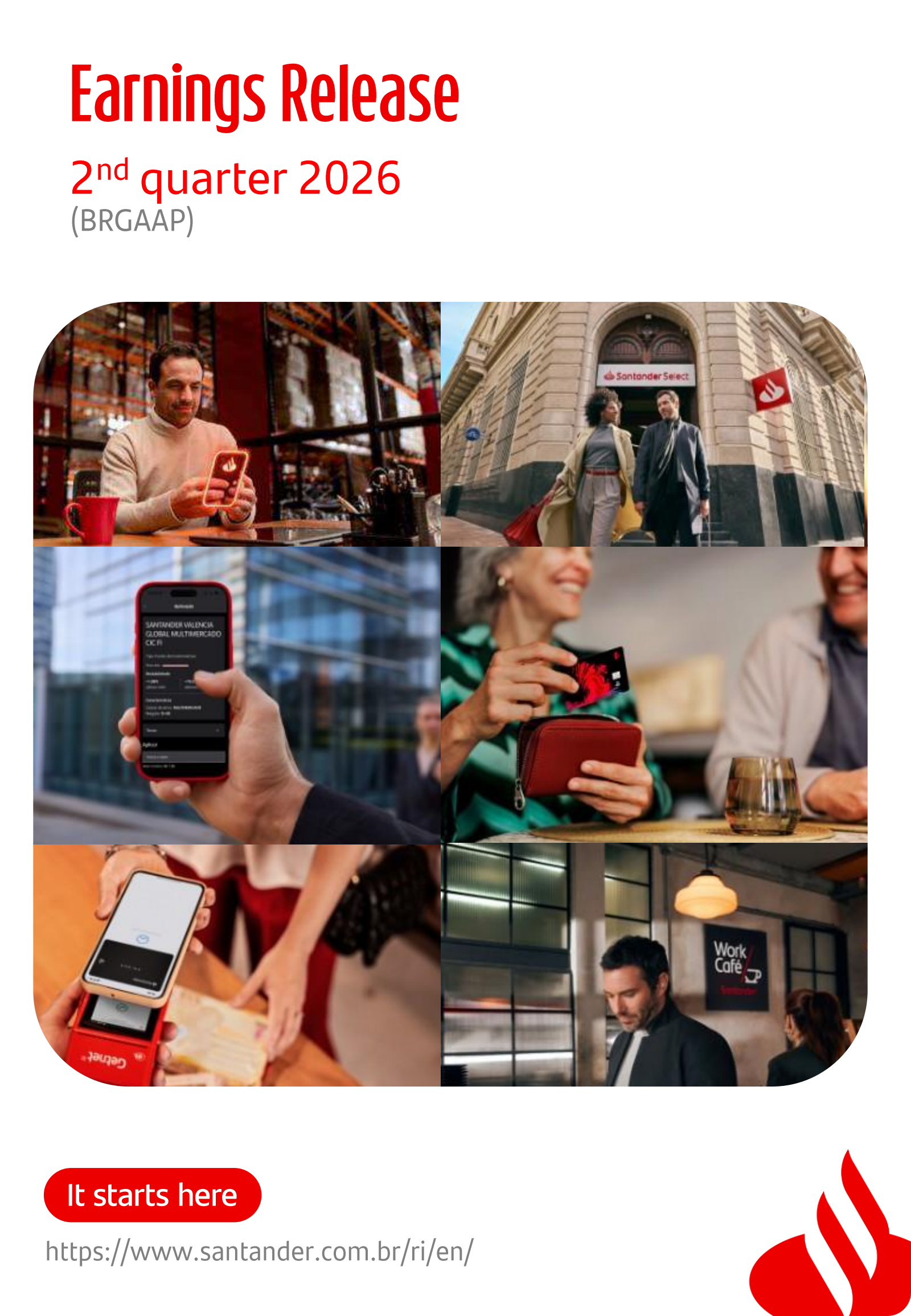 Banco Santander Brasil's Q2 2026 Press Release
