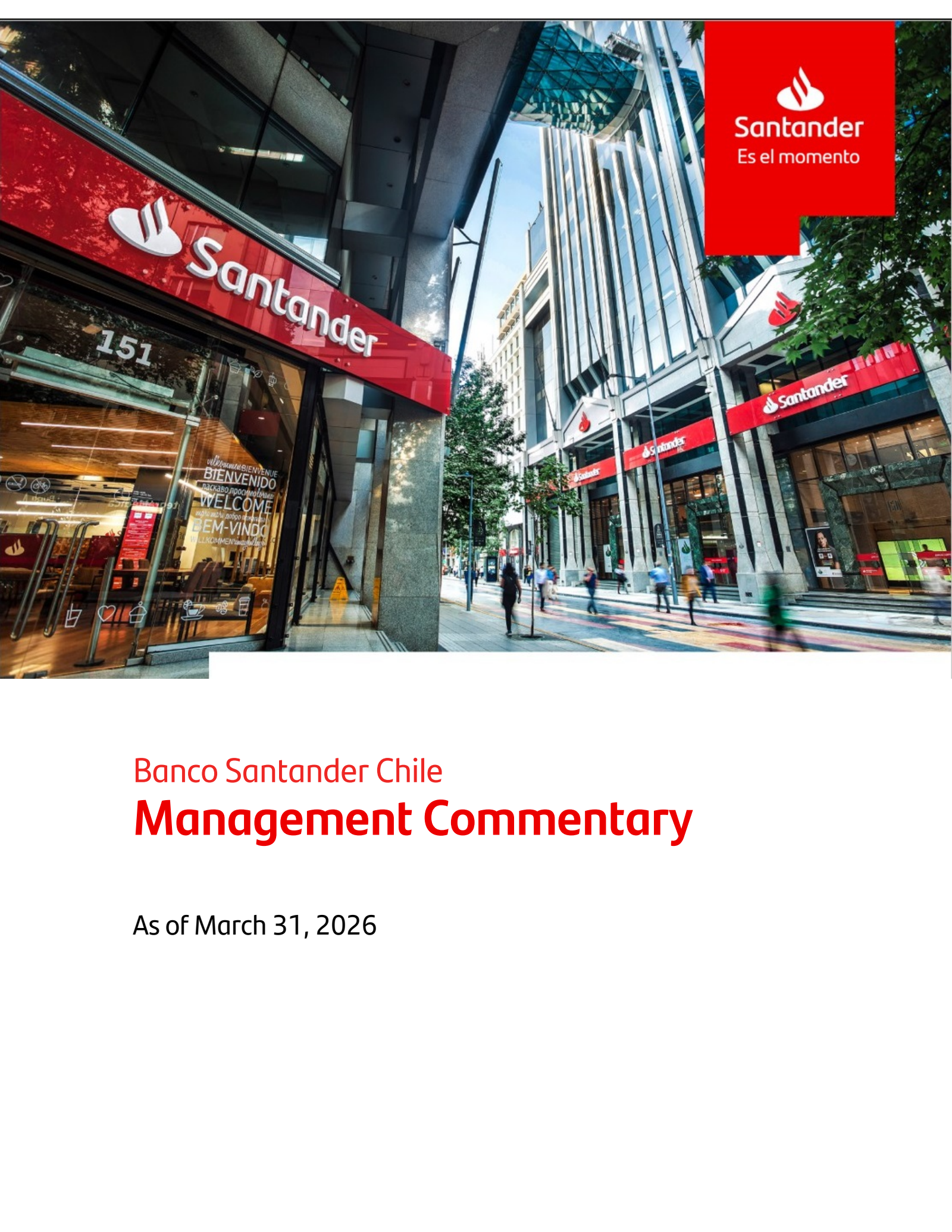 Banco Santander Chile's Q1 2026 Interim report