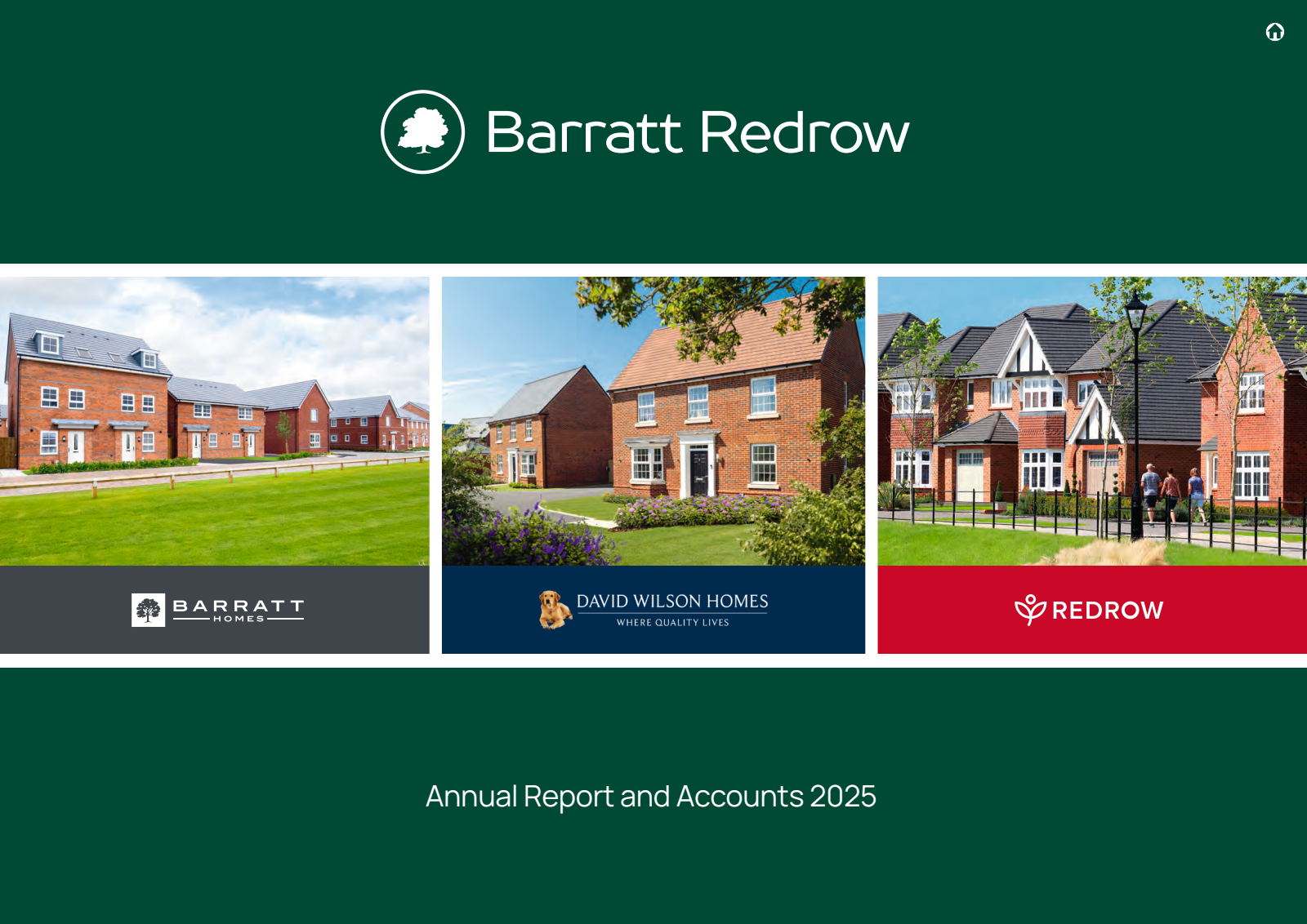 Barratt Redrow's H2 2025 Annual Report