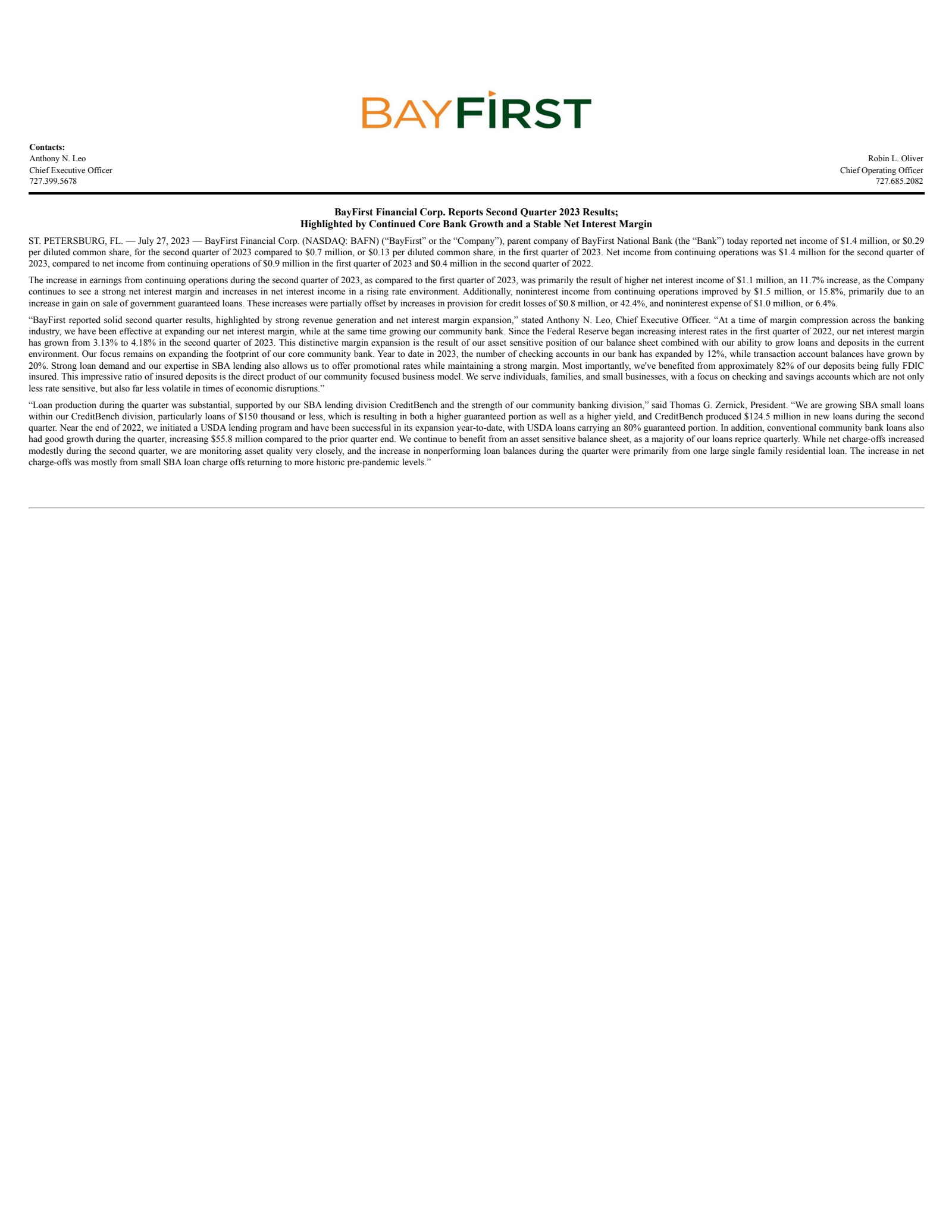CBRE Group's Q2 2023 Press Release