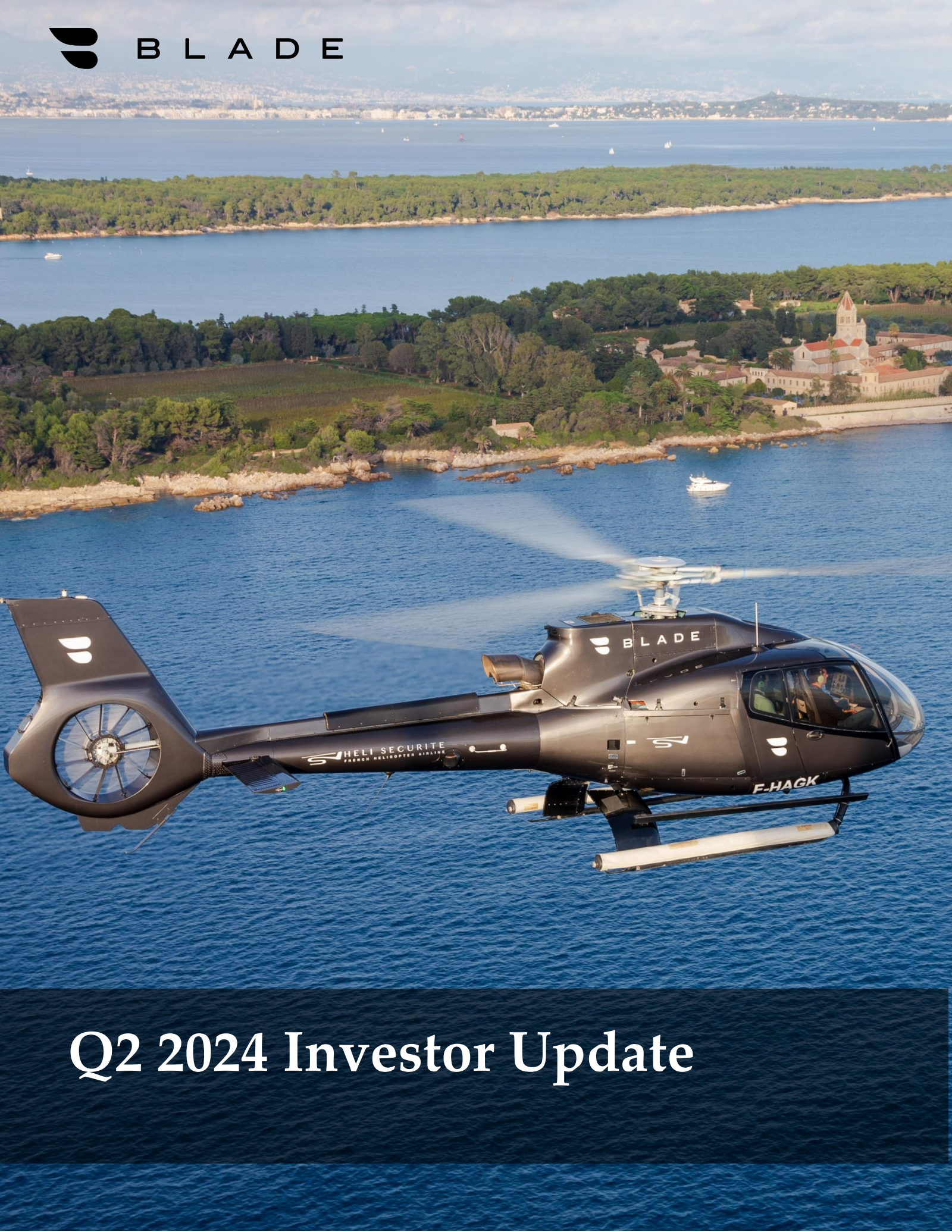 Blade Air Mobility's Q2 2024 Press Release