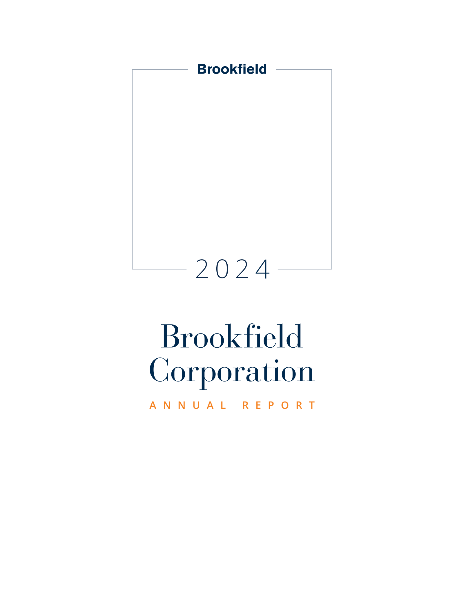 Brookfield's Q4 2024 Annual report