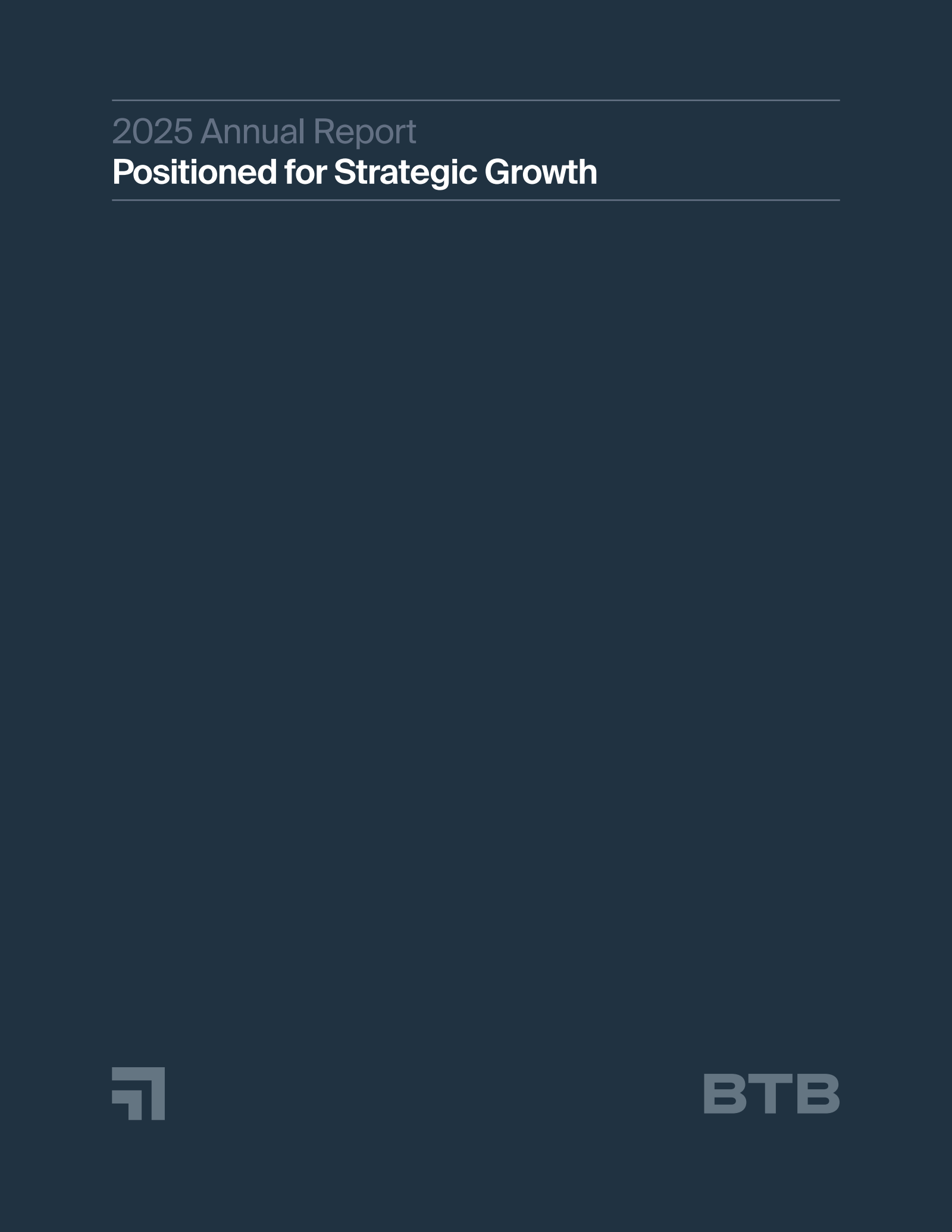 BTB Real Estate Investment Trust's Q4 2025 Annual report