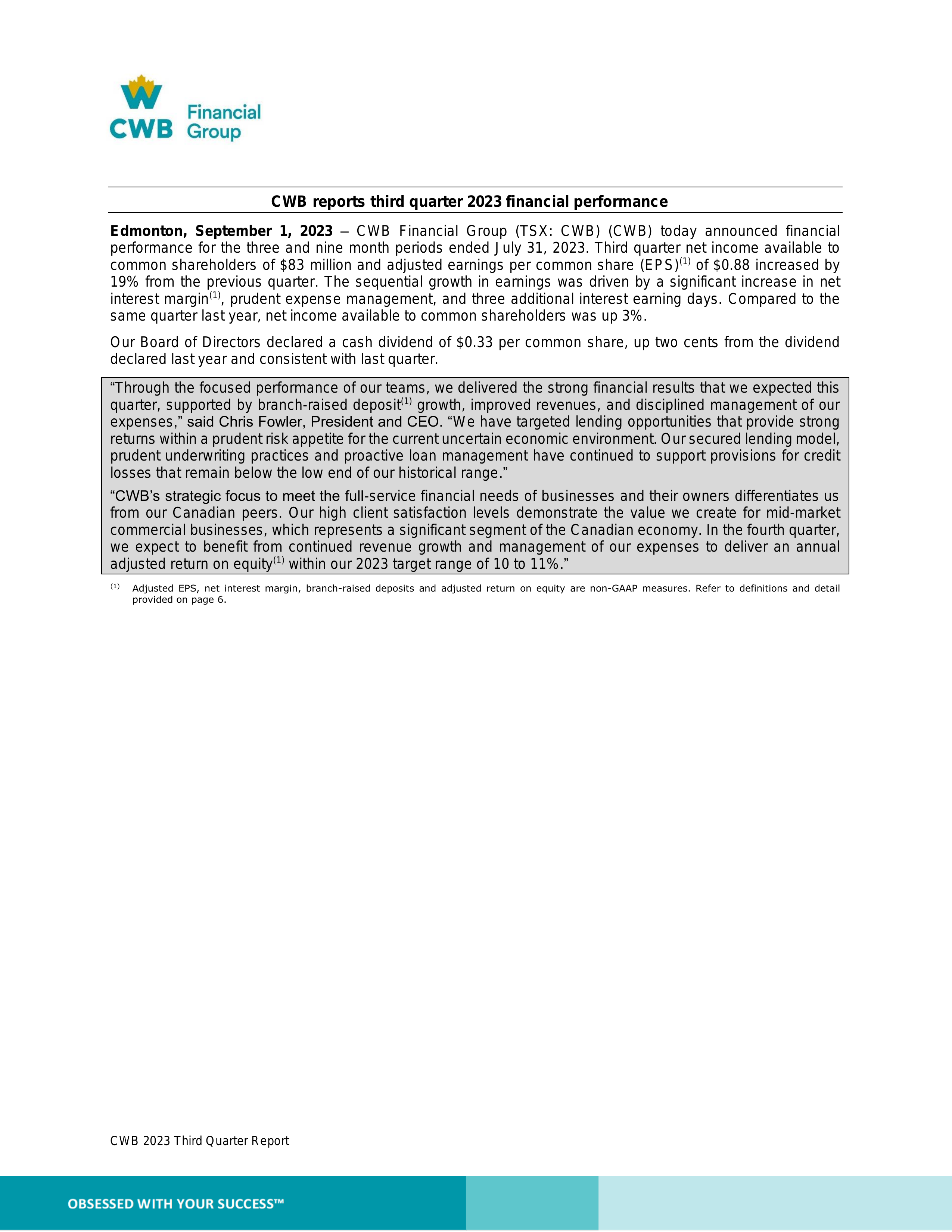 Carrier Global's Q3 2023 Interim report
