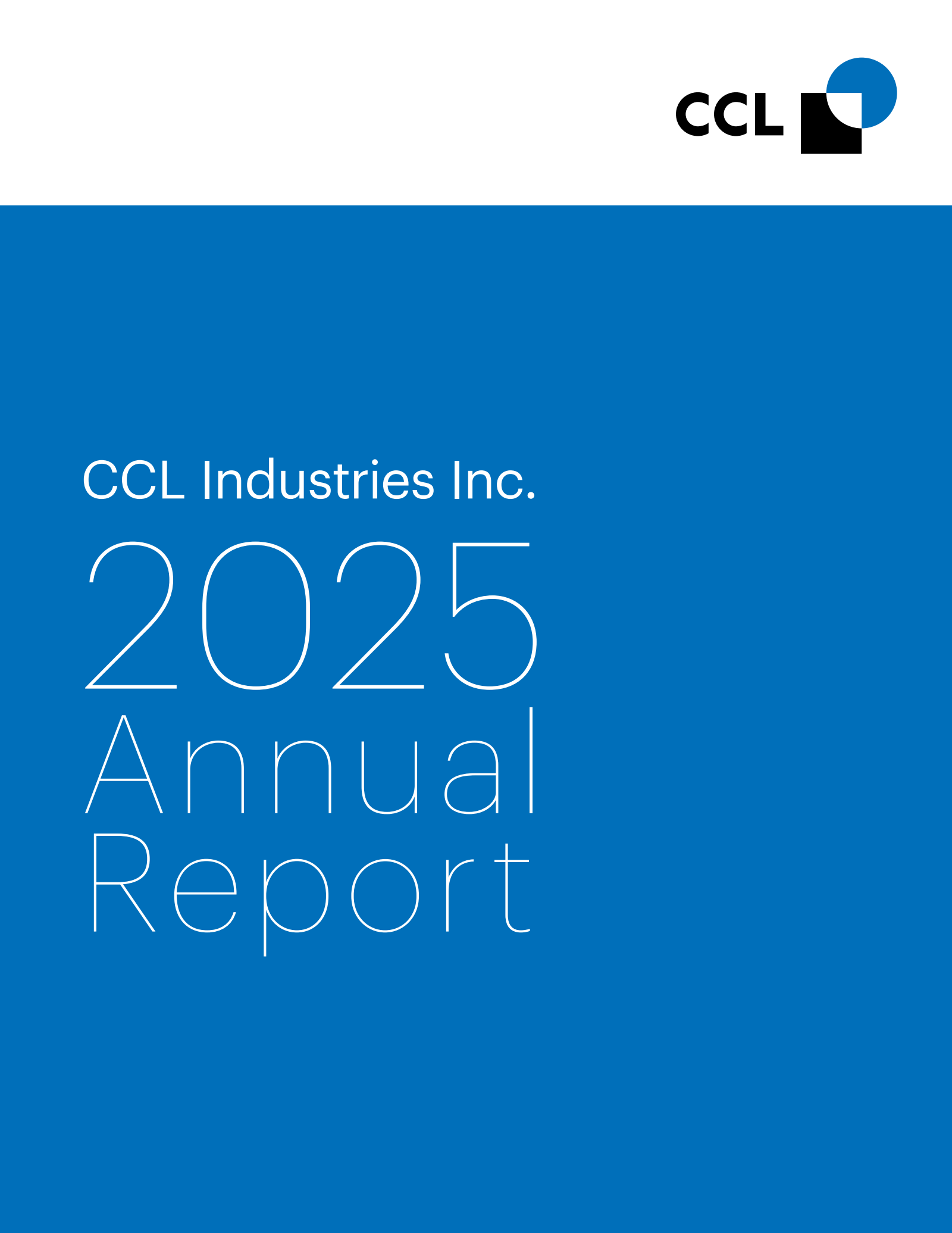 CCL Industries' Q4 2025 Annual report