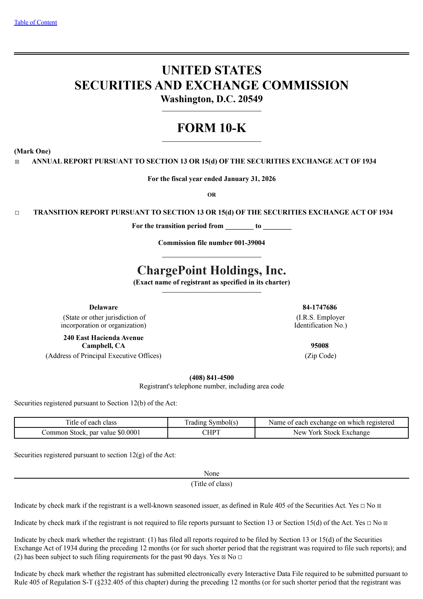 CHPT Q4 2026 Earnings Report on 3/4/2026