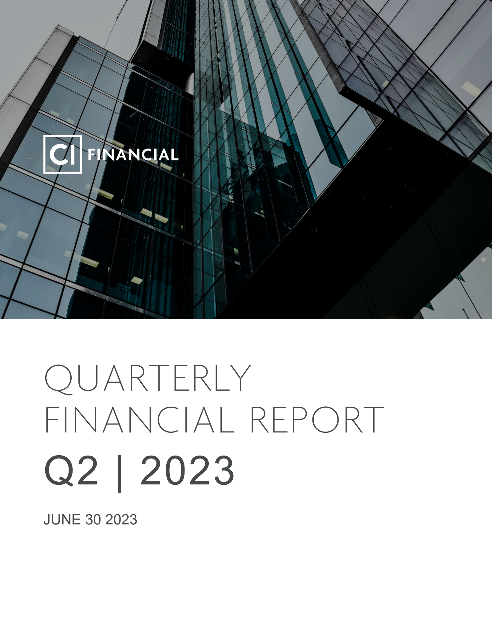 CI Financial's Q2 2023 Interim report
