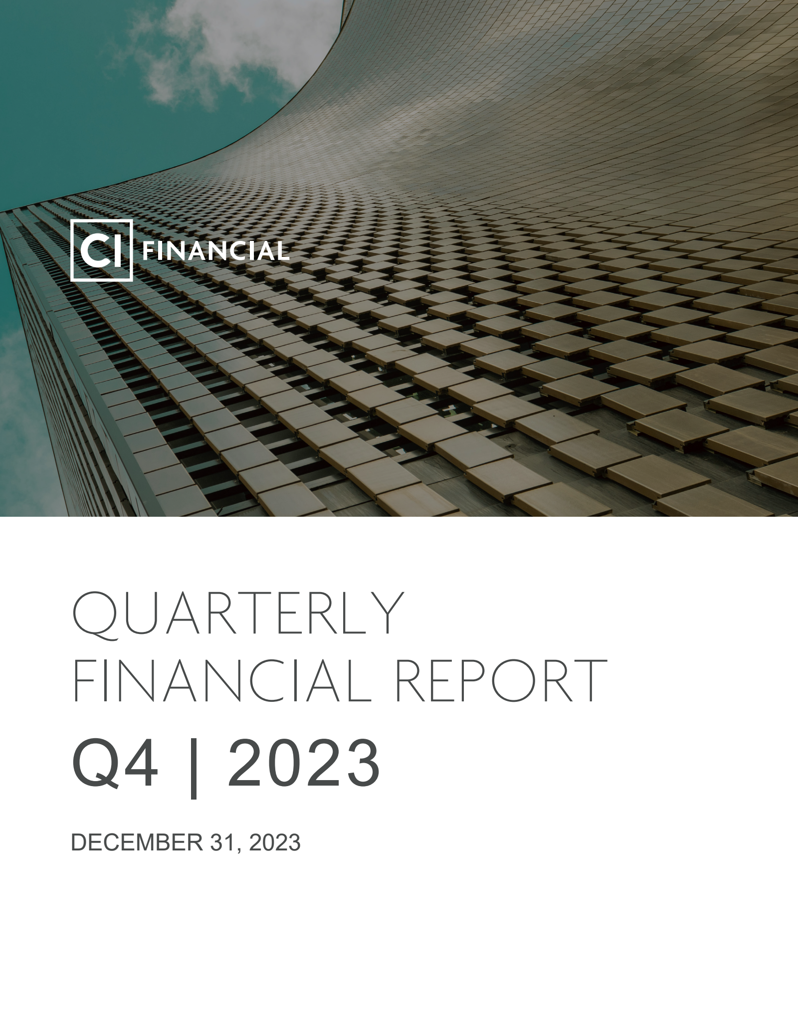 CI Financial's Q4 2023 Interim report