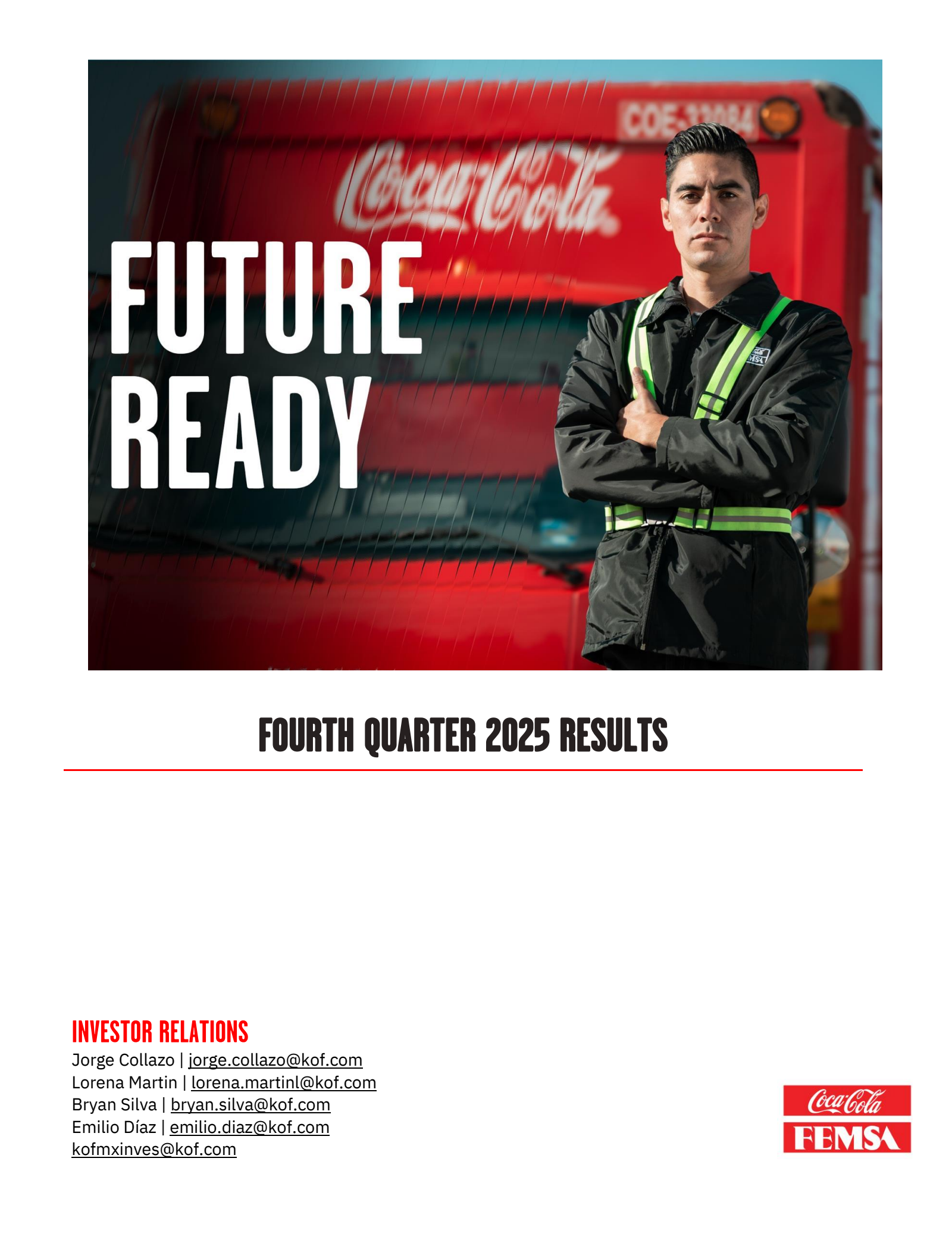 Coca Cola Femsa's Q4 2025 Press Release