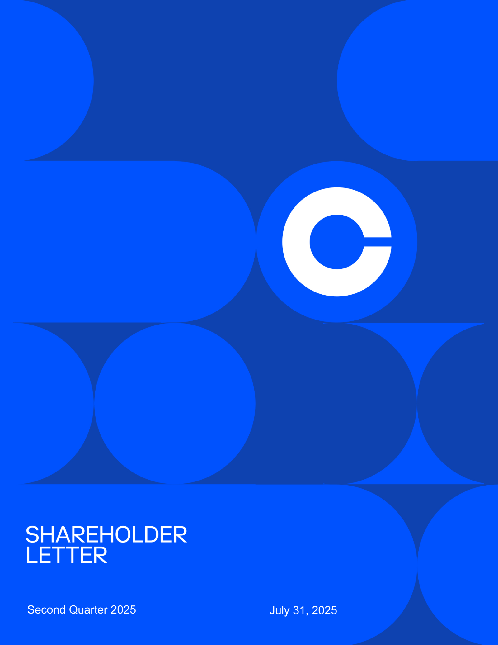 Coinbase Global's Q2 2025 Press Release