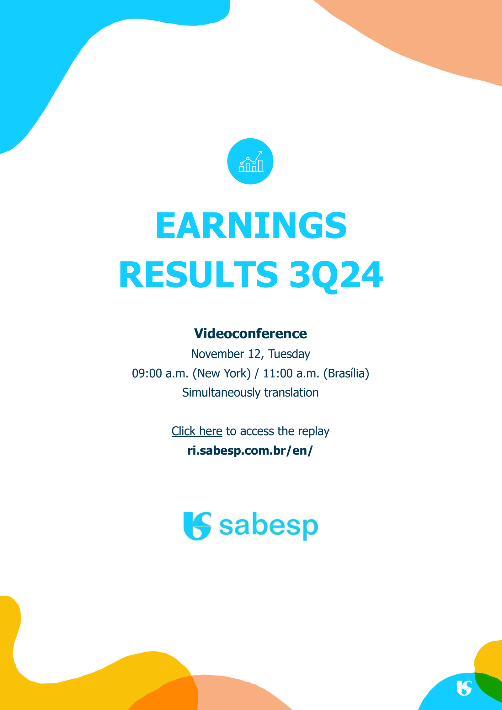 Companhia de saneamento Basico Do Estado De Sao Paulo - Sabesp's Q3 2024 Press Release