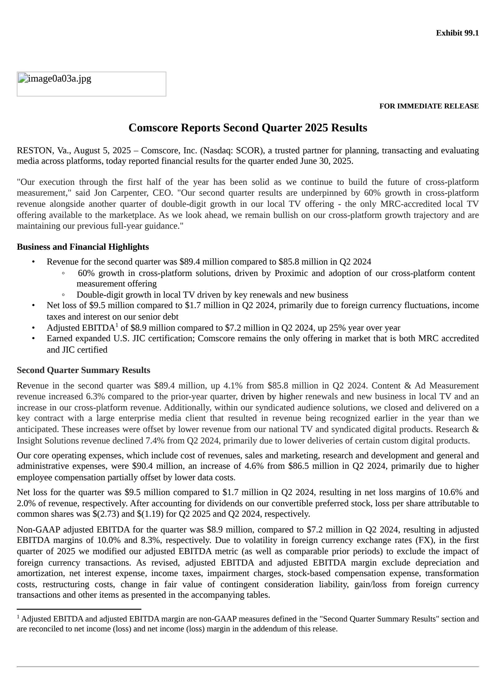 SCOR Q2 2025 Earnings Report on 8/5/2025