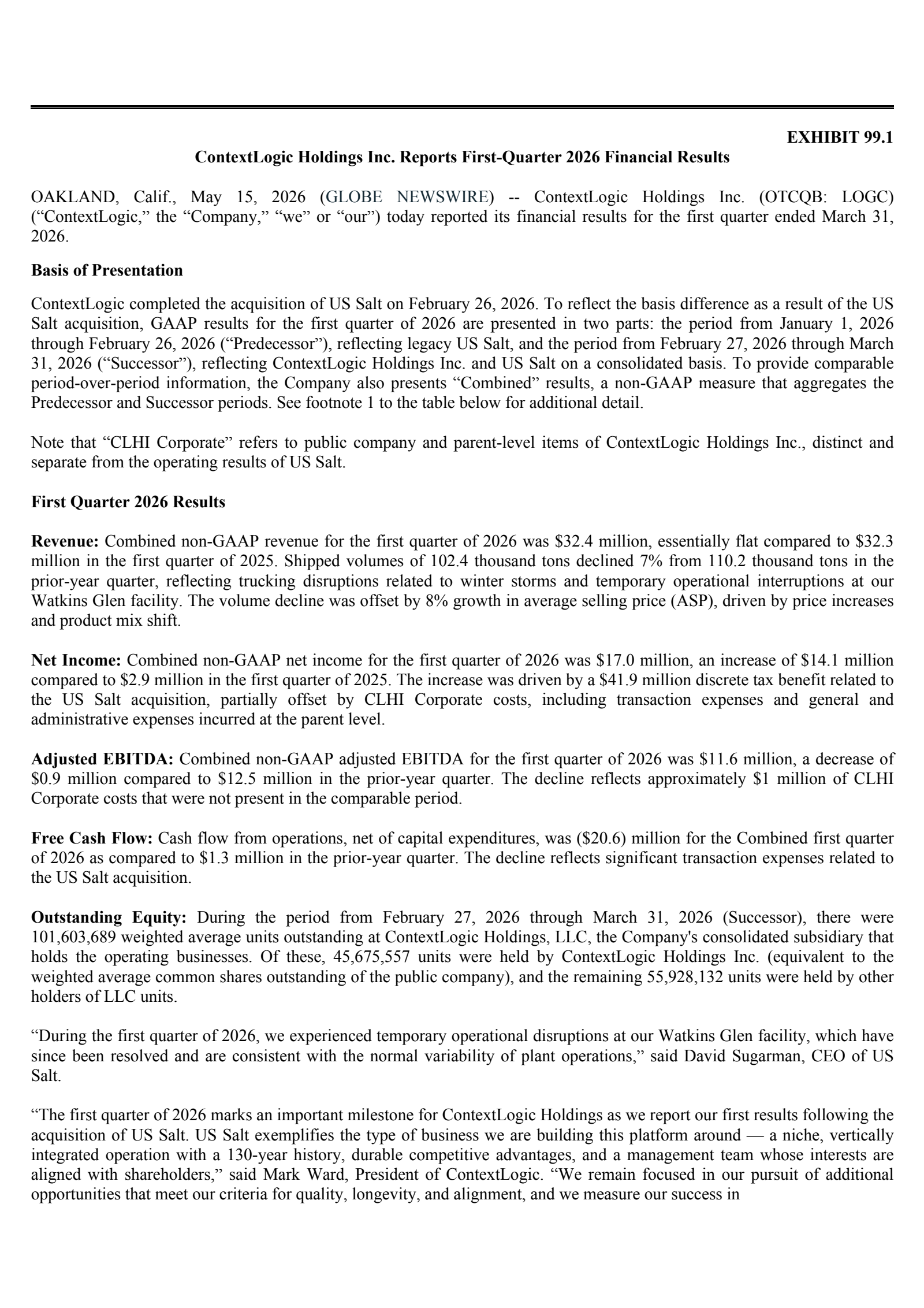 LogicBio Therapeutics' Q1 2026 Press Release