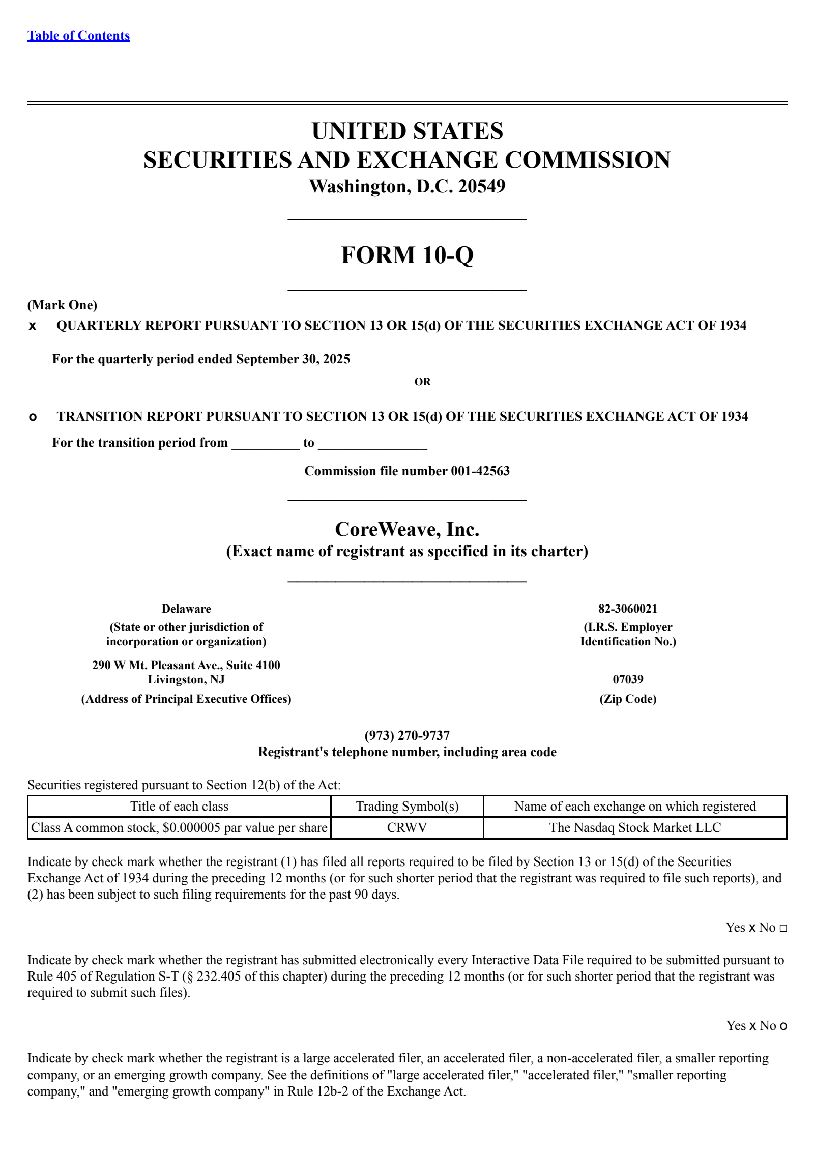 CRWV Q3 2025 Earnings Report on 11/10/2025