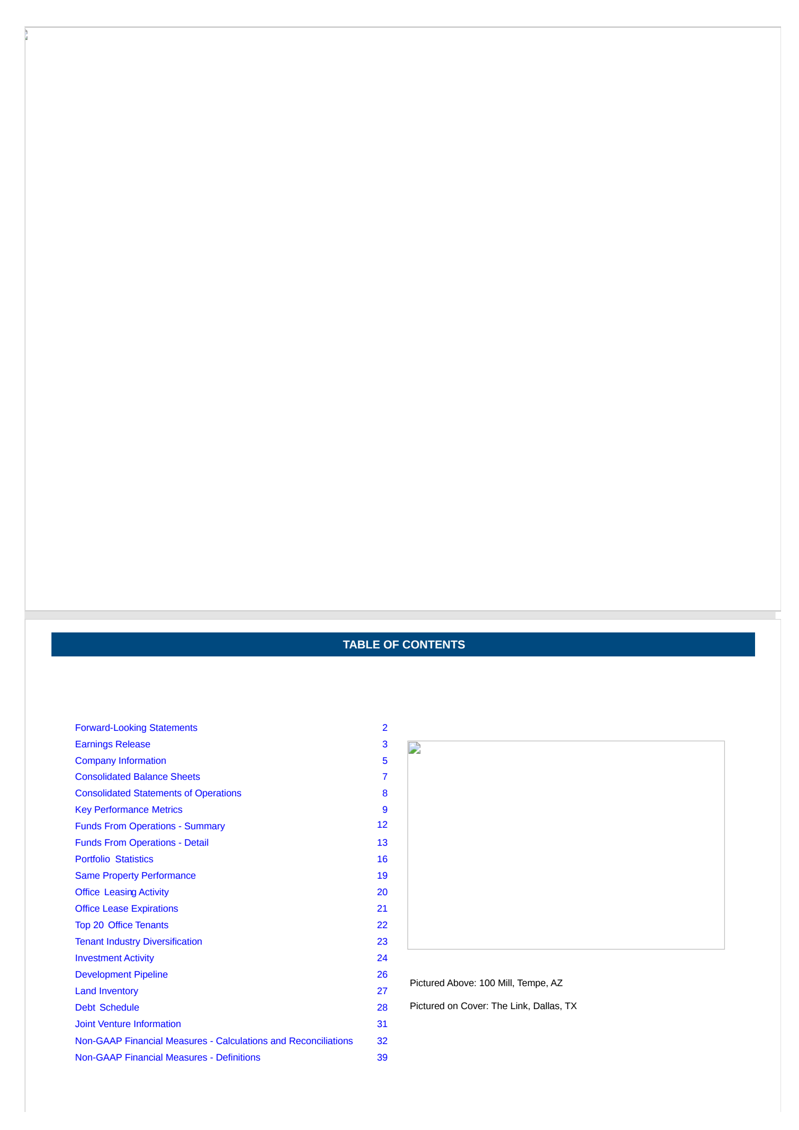 Cousins Properties' Q2 2025 Press Release