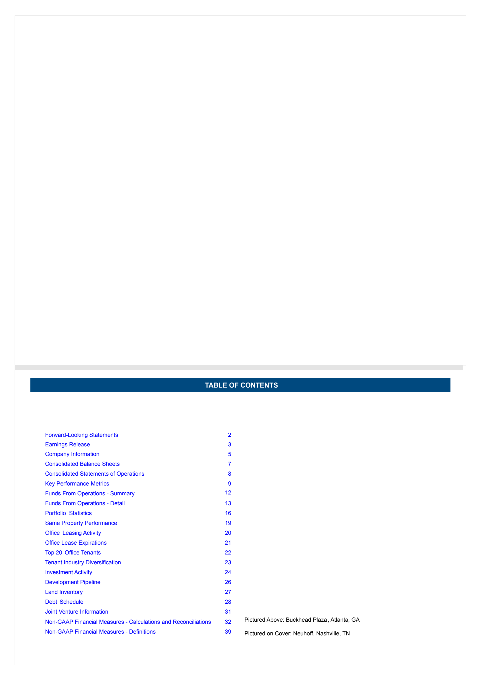 Cousins Properties' Q4 2025 Press Release