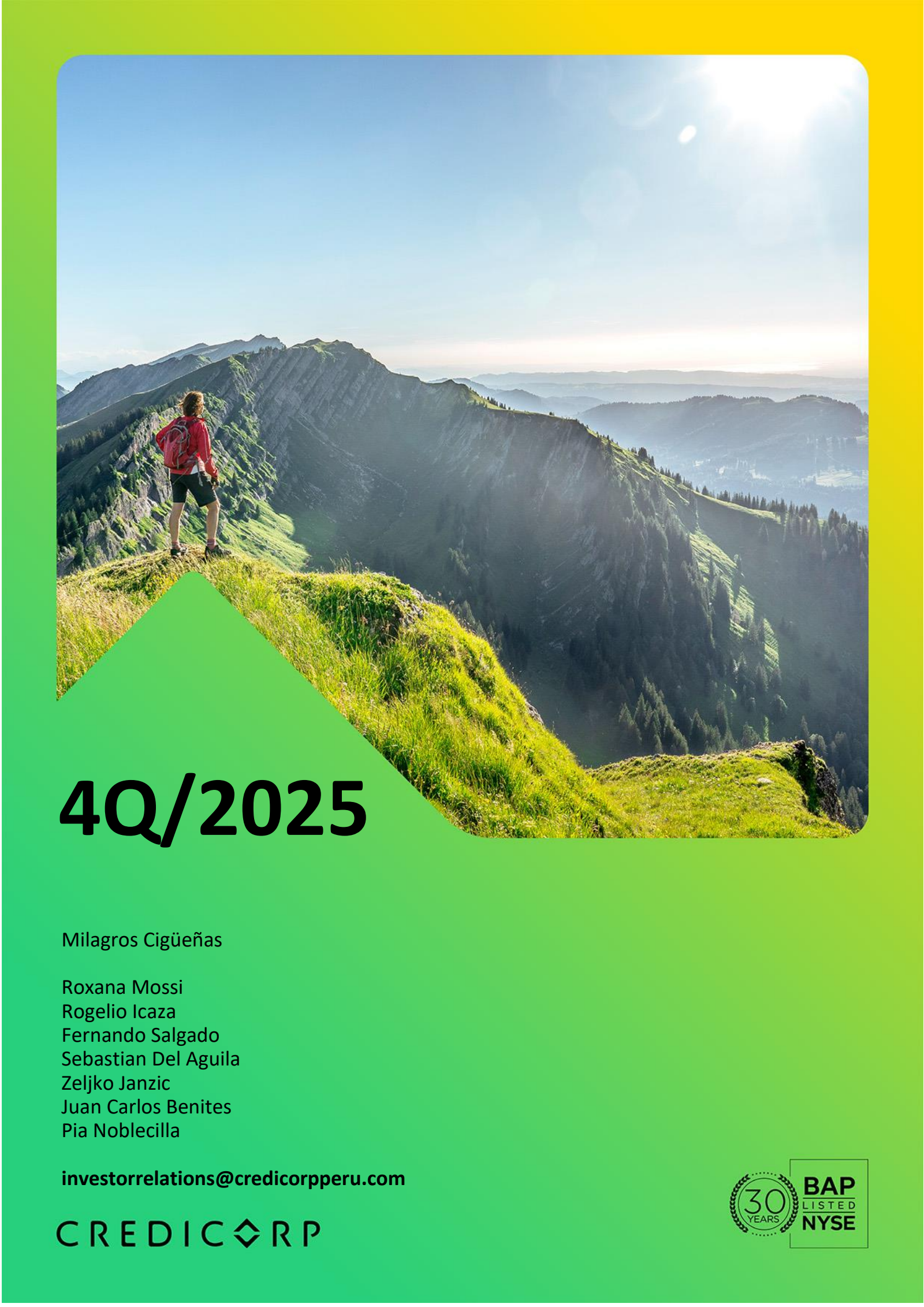 Credicorp's Q4 2025 Press Release
