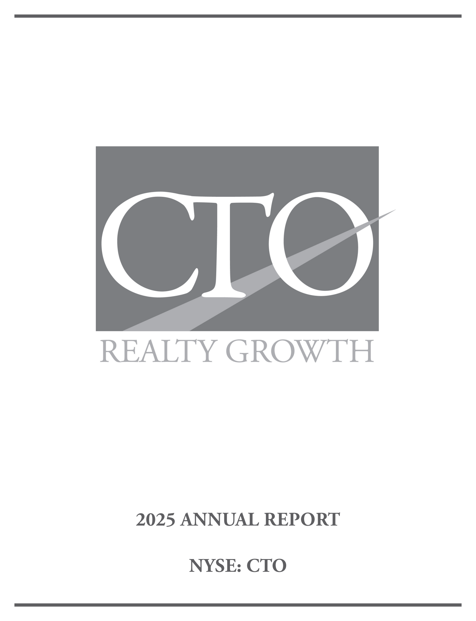 CTO Realty Growth's Q4 2025 Annual report
